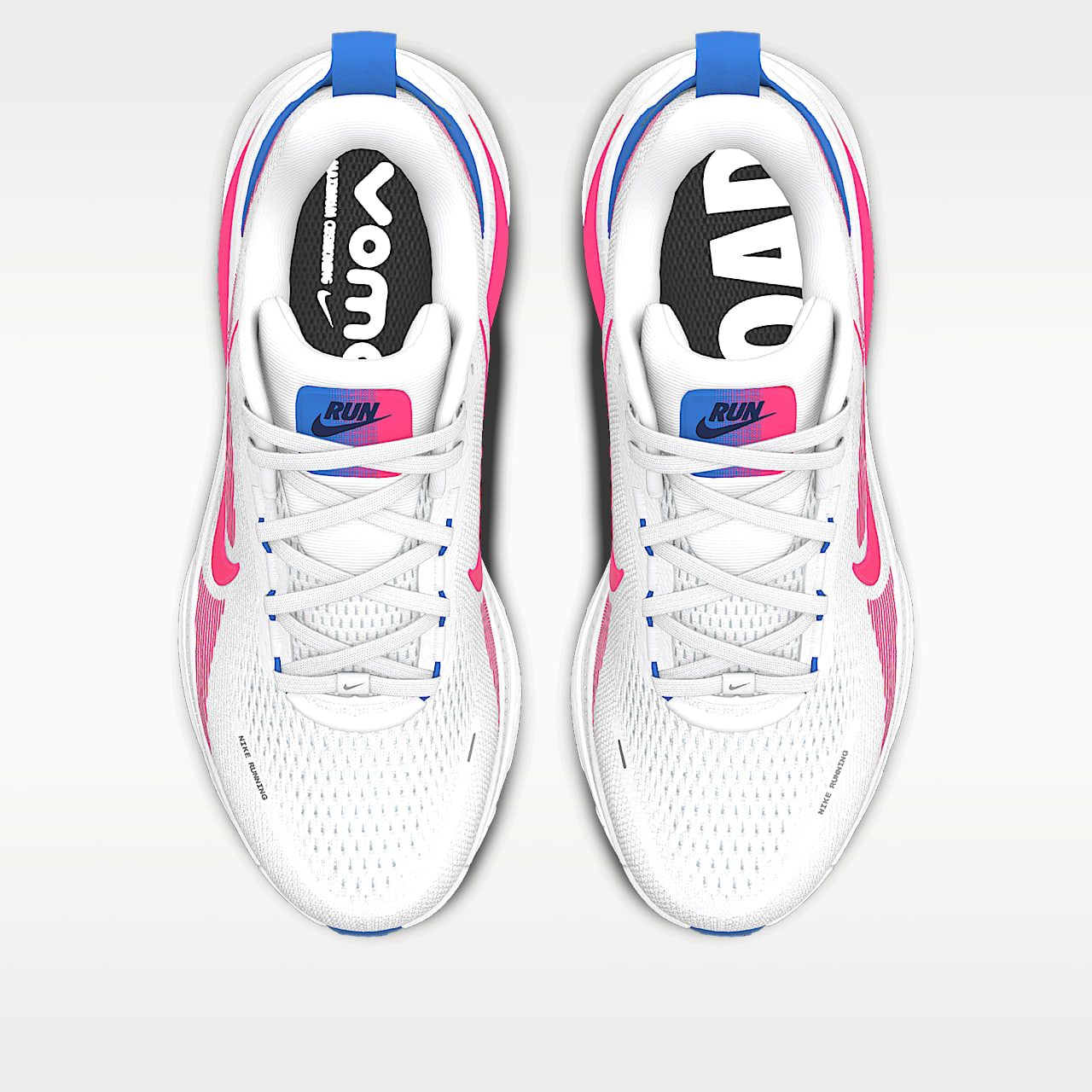 รองเท้าวิ่งโร้ดรันนิ่งผู้หญิงออกแบบเอง Nike Vomero 18 By You