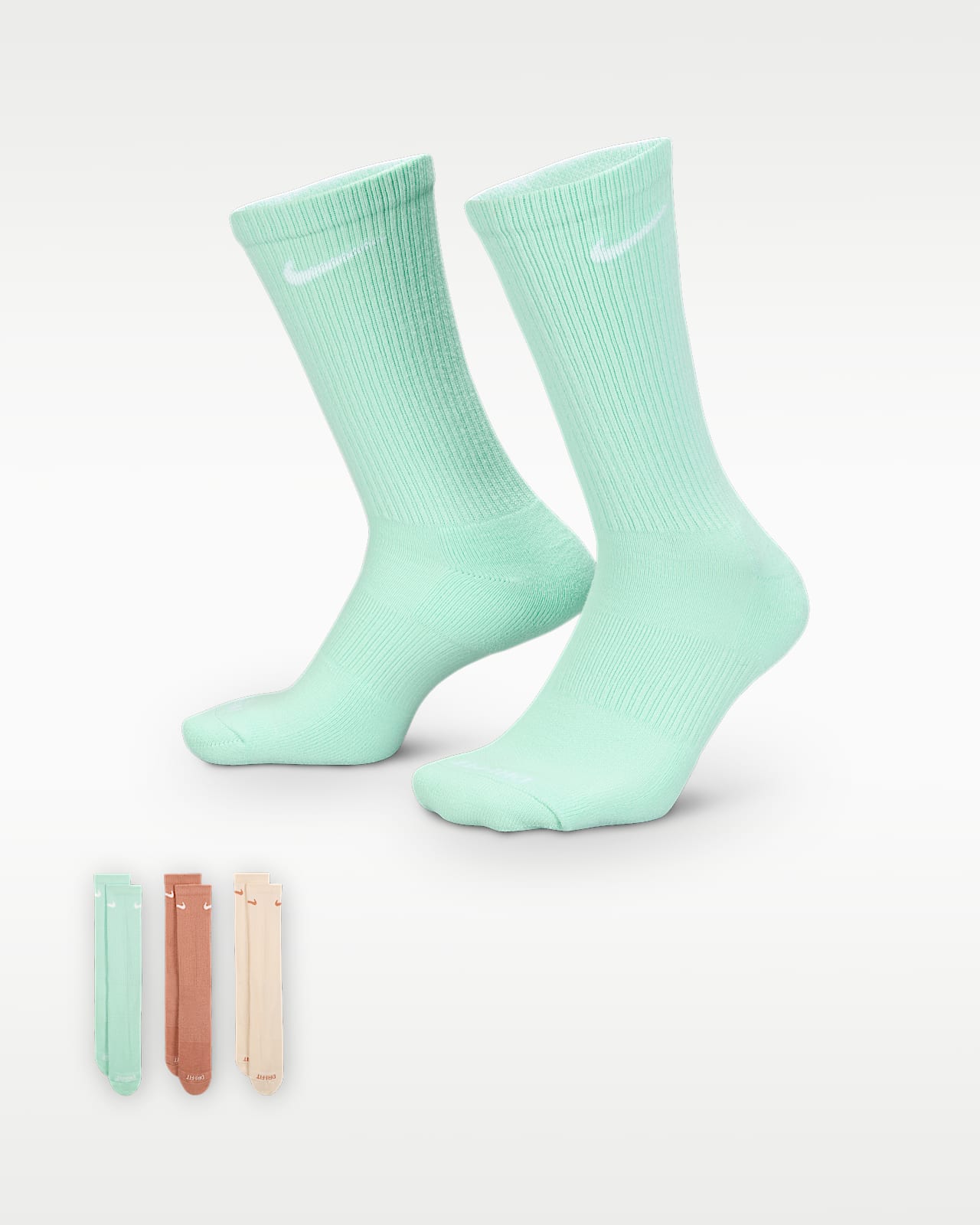 Nike Everyday Plus Cushioned Training Crew Socks (3 Pairs)