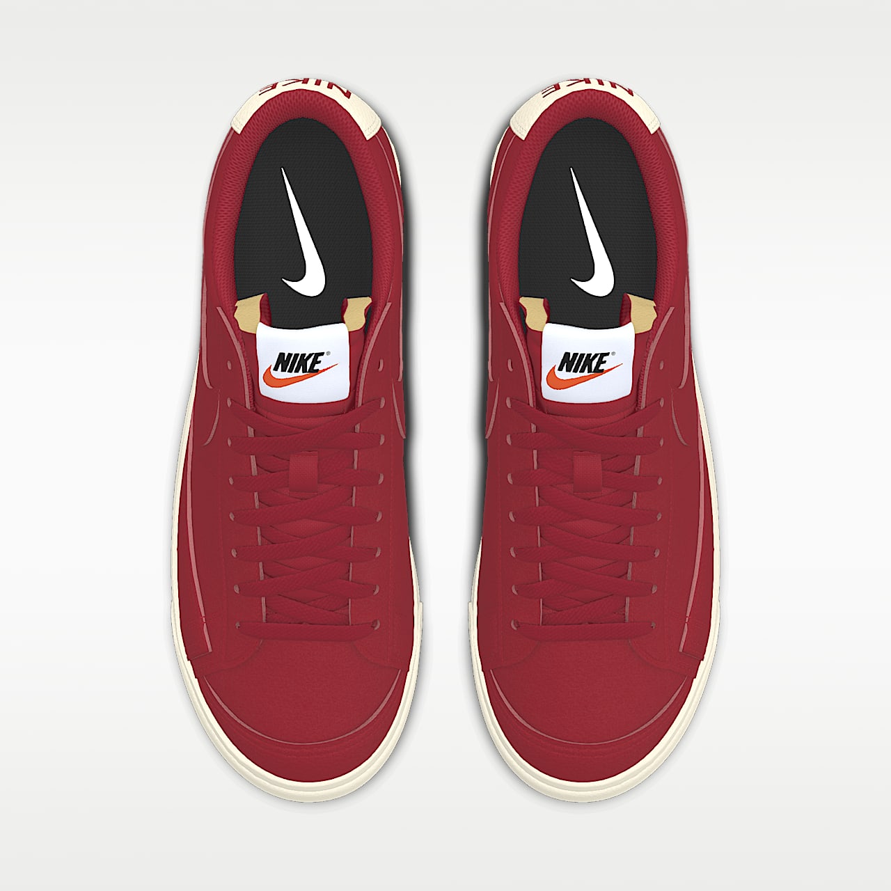 รองเท้าผู้หญิงออกแบบเอง Nike Blazer Low By You