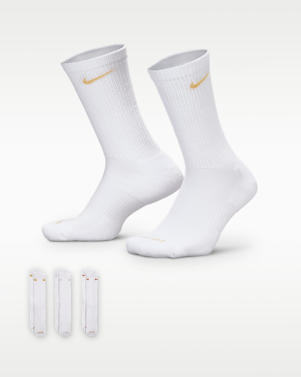 Nike Everyday Plus Cushioned Training Crew Socks (3 Pairs)