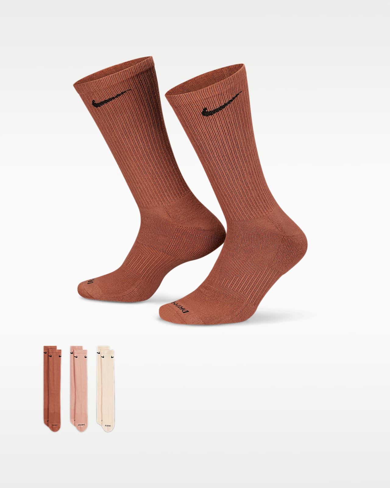Nike Everyday Plus Cushioned Training Crew Socks (3 Pairs)