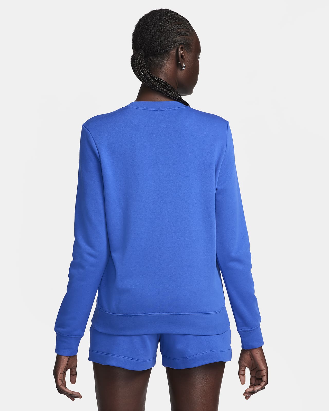 Nike Sportswear Women's Oversized Fleece Crew-Neck Sweatshirt. Nike CA