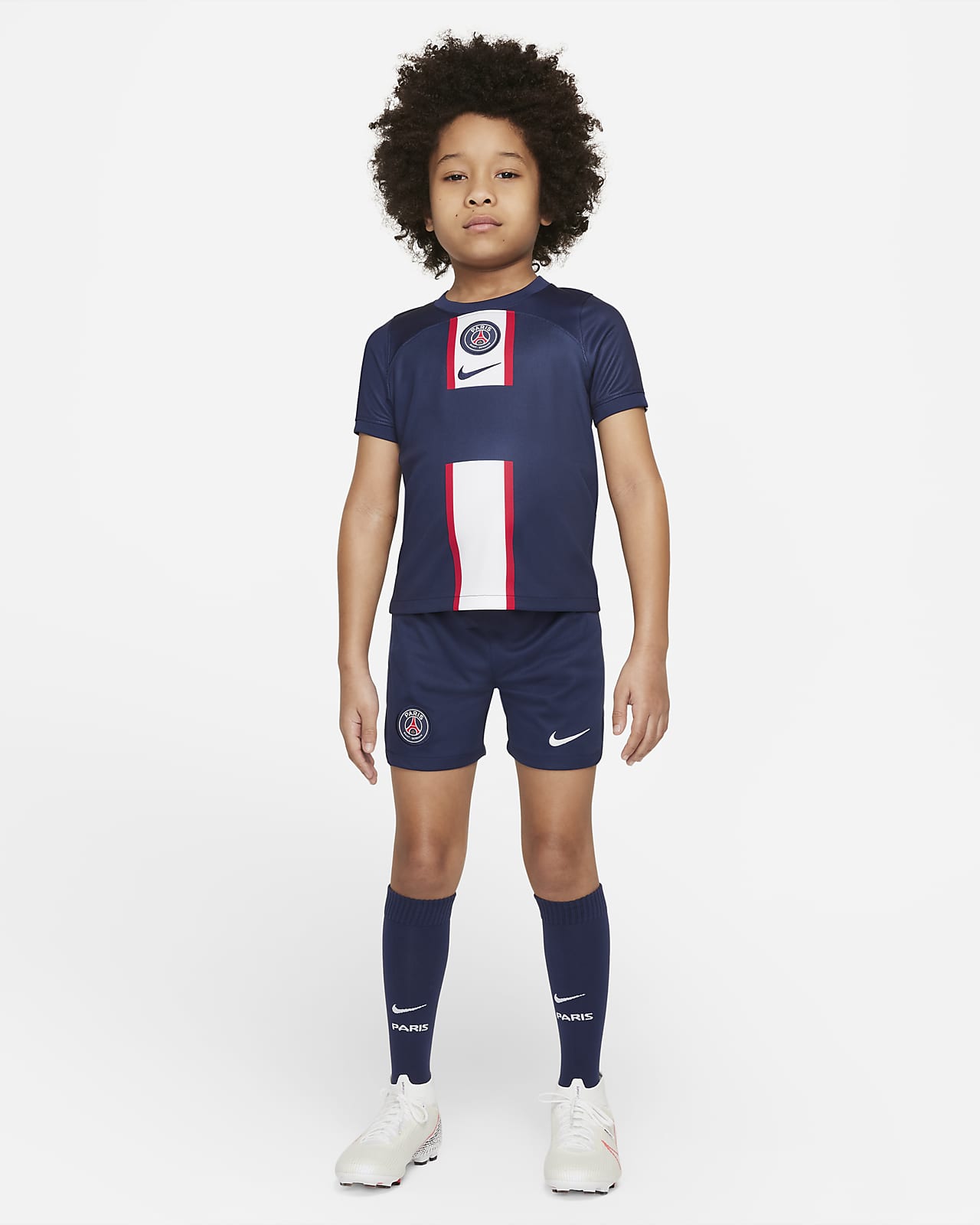 Fotbollsställ Paris Saint-Germain 2022/23 (hemmaställ) för barn