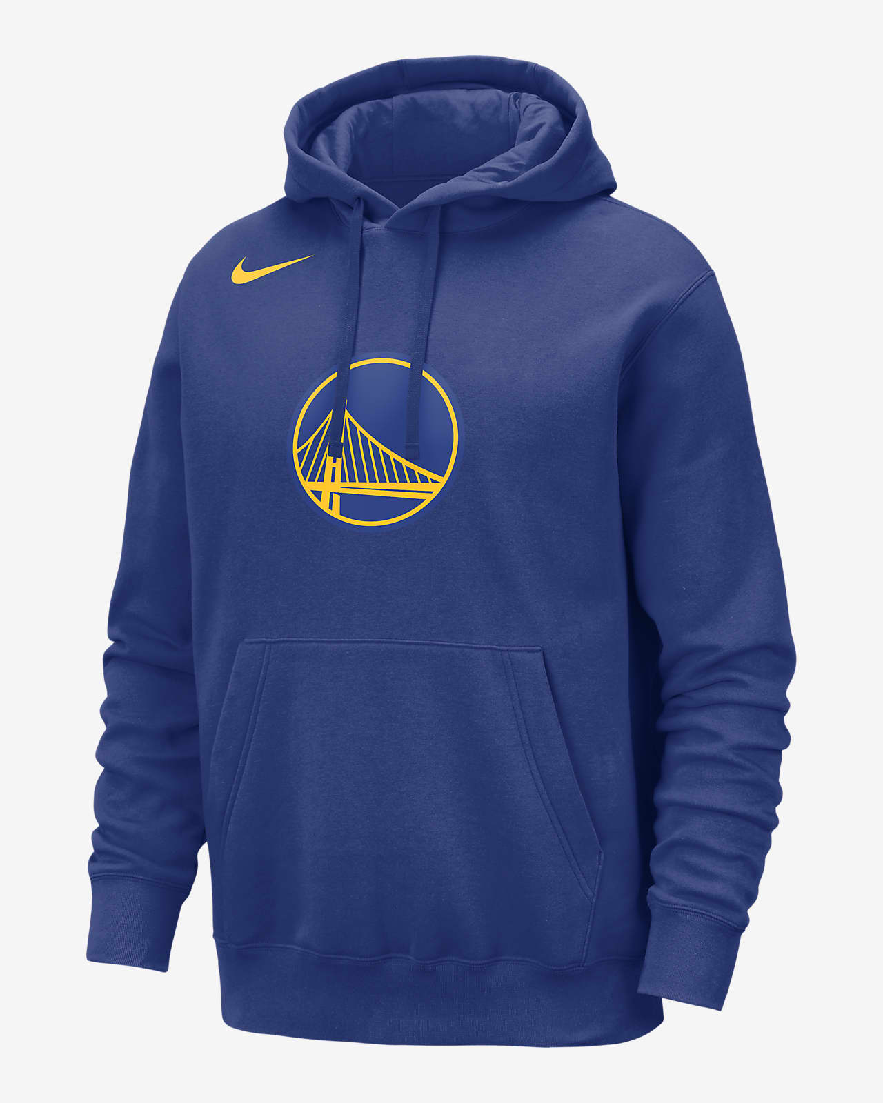 Felpa pullover con cappuccio Golden State Warriors Club Nike NBA – Uomo