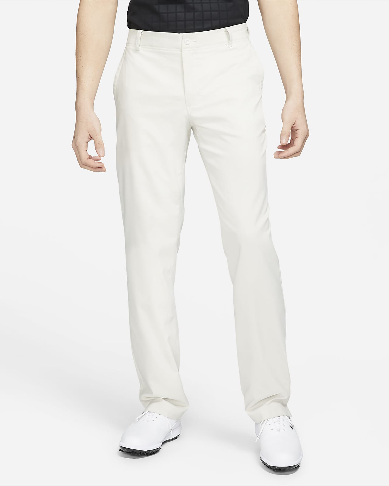 khaki golf trousers