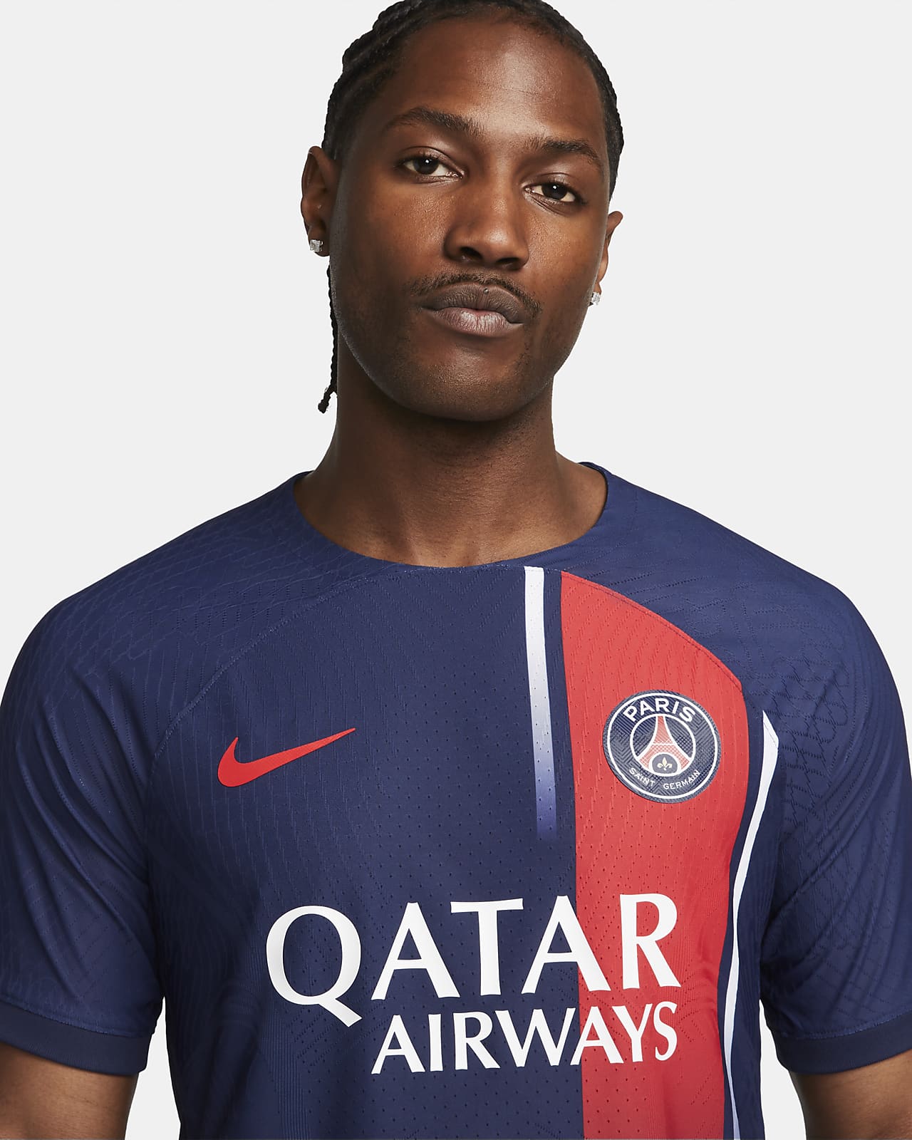 Paris Saint-Germain 2023/24 Stadium Home Men's Nike Dri-FIT Football Shirt.  Nike ID
