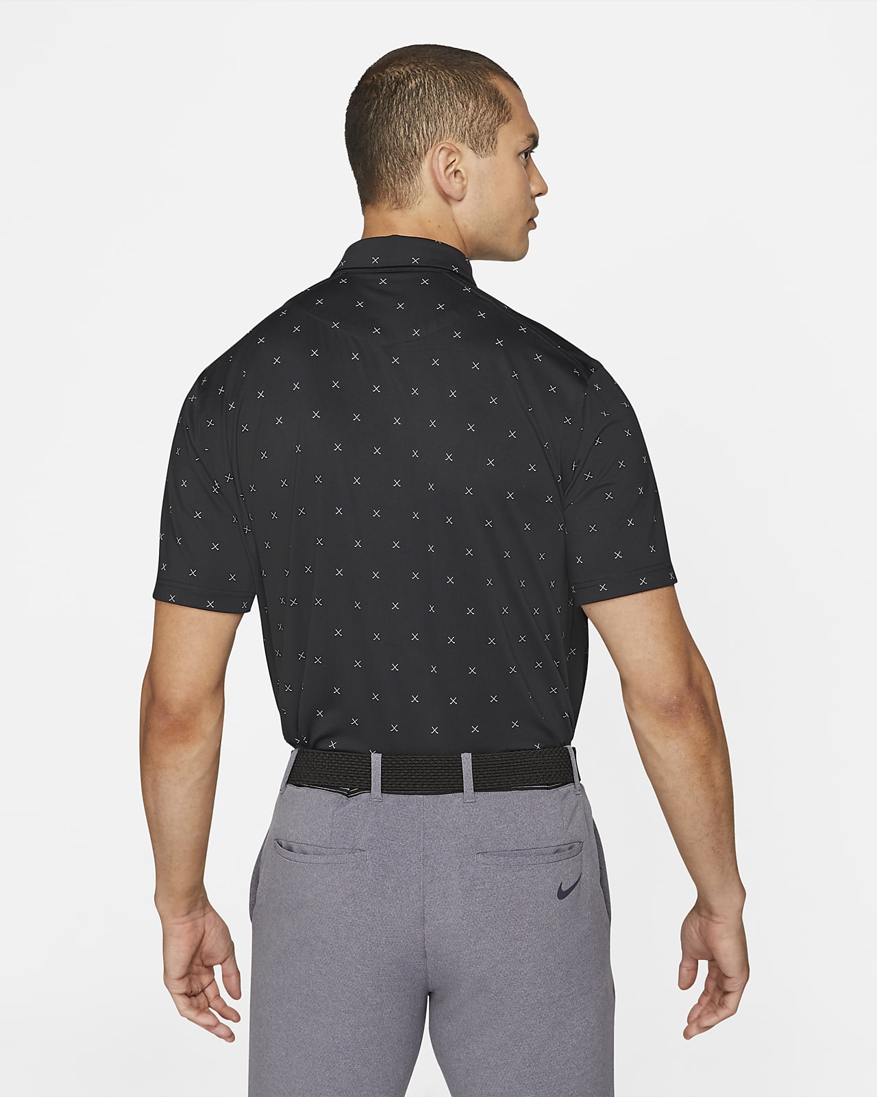 nike dri-fit player printed polo