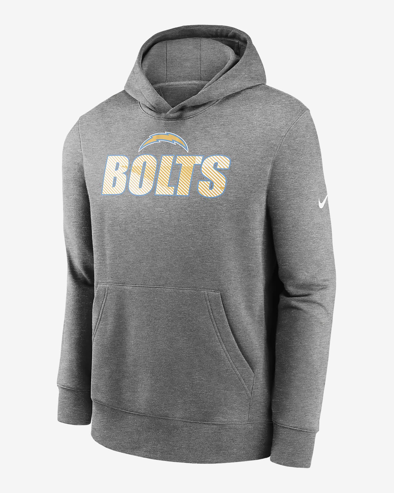 Nike Club Fleece (NFL Los Angeles Chargers) Big Kids' (Boys') Hoodie ...