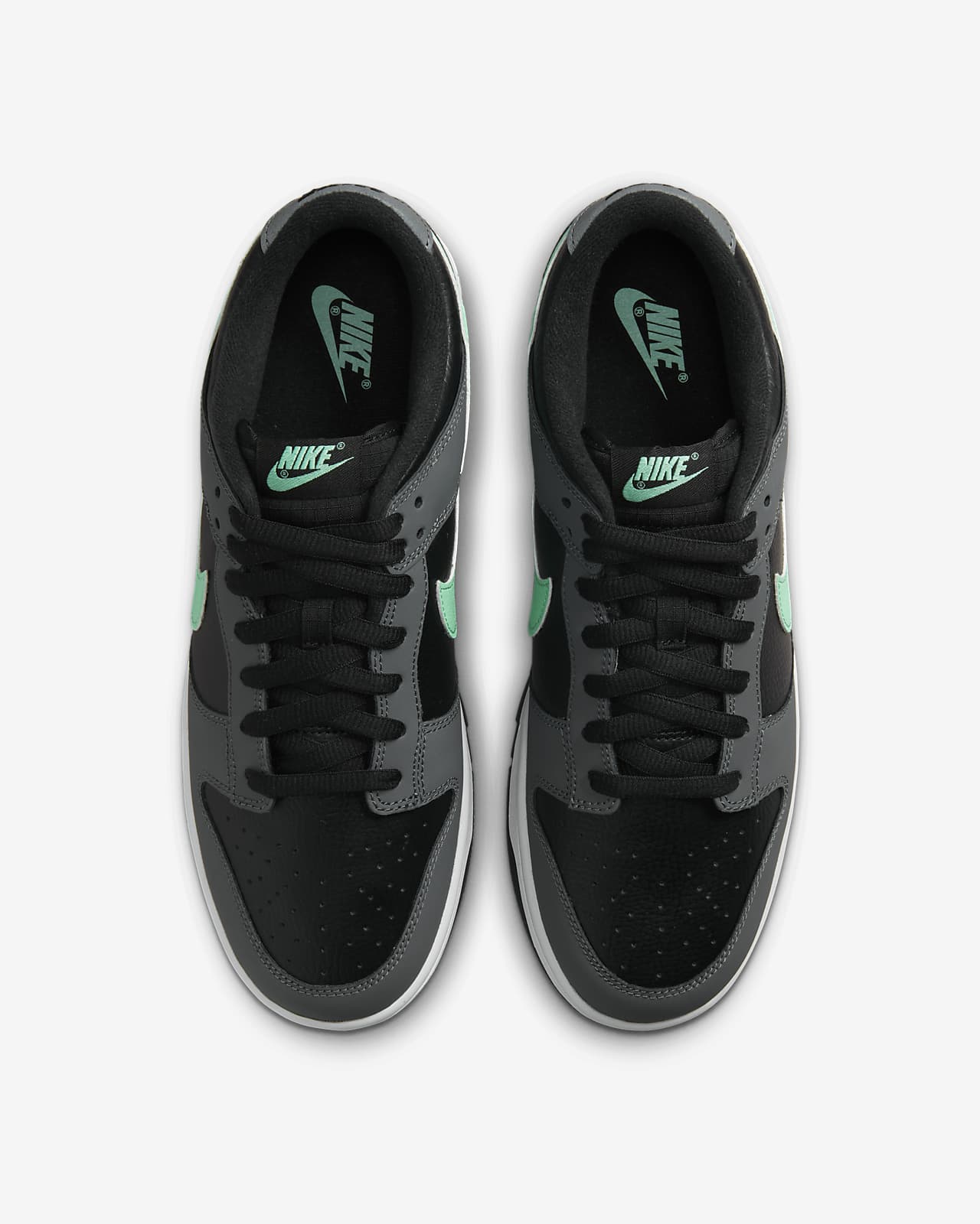 nike dunk low retro green white