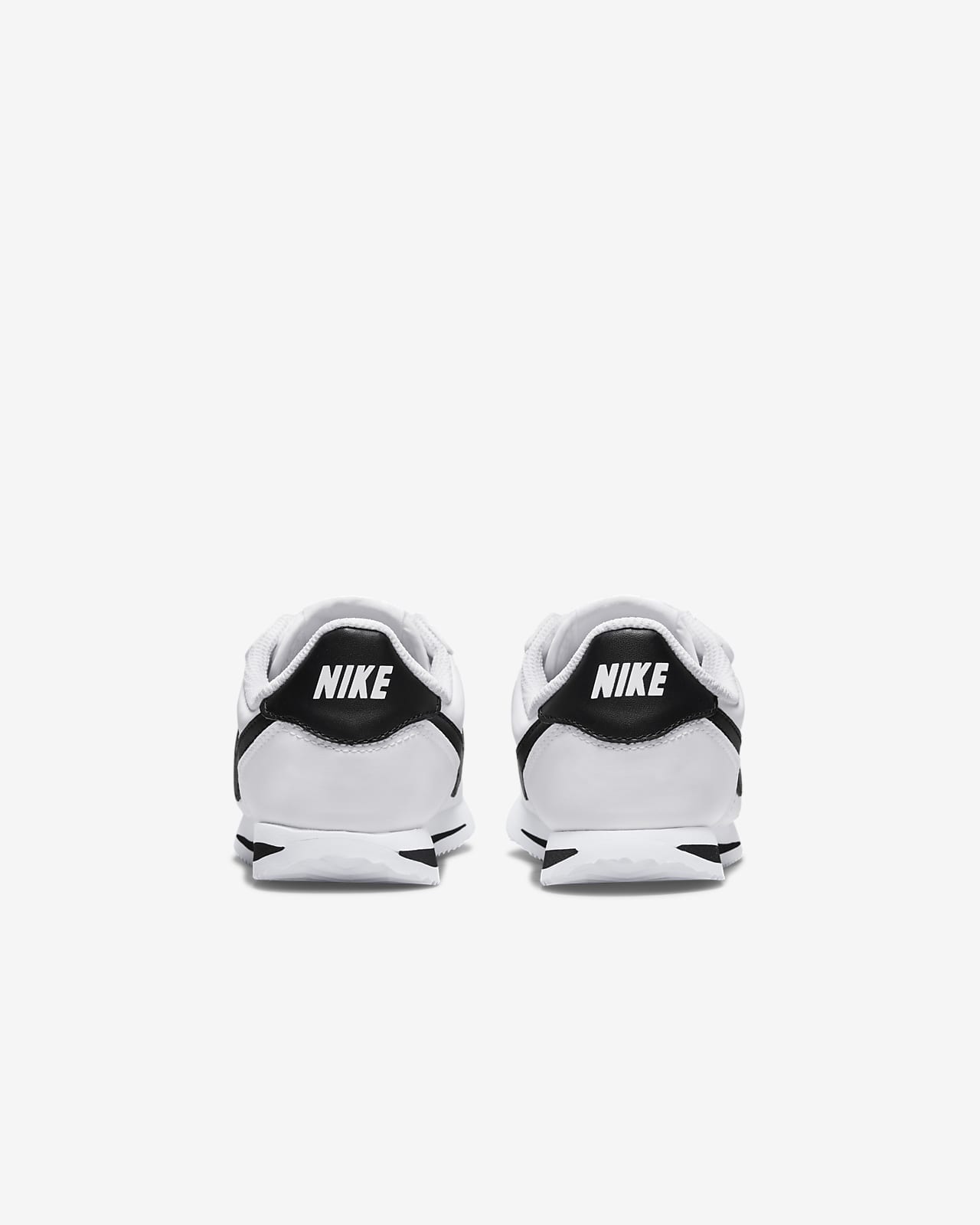 Nike Cortez Basic White/Black Grade School Boys' Shoe