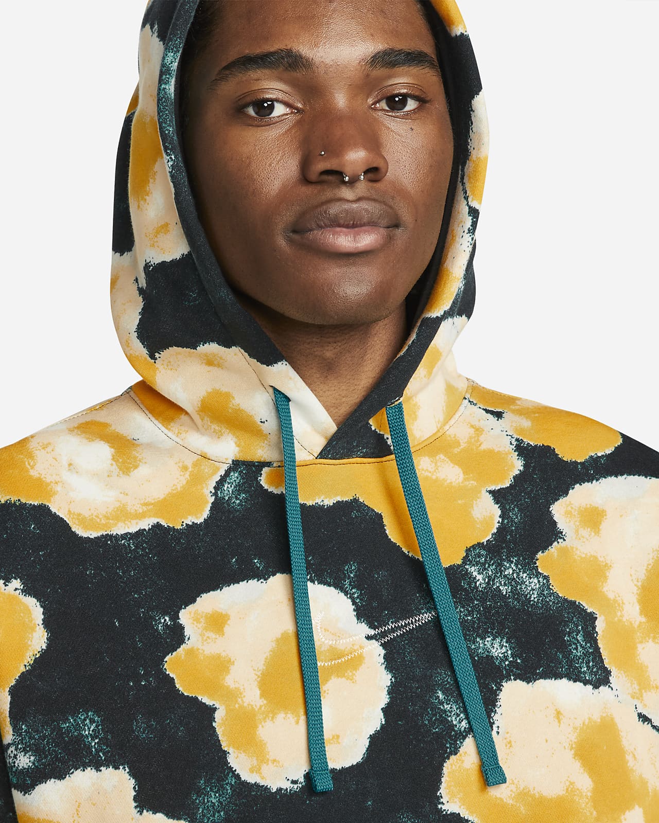 Sudadera con gorro floral de tejido Fleece para hombre Nike Sportswear  Club. Nike.com