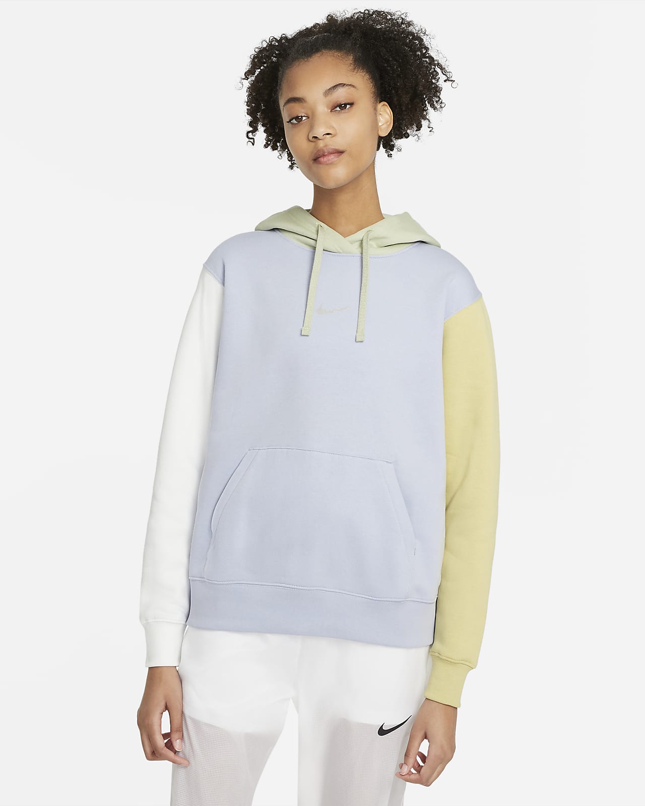 witte nike hoodie