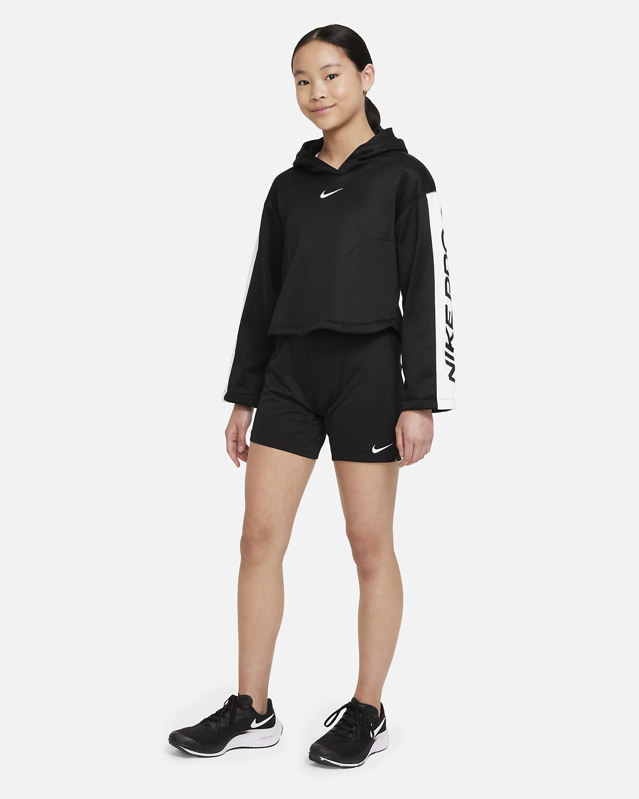 Sweat à capuche Nike Pro Therma-FIT pour Fille plus âgée. Nike CA