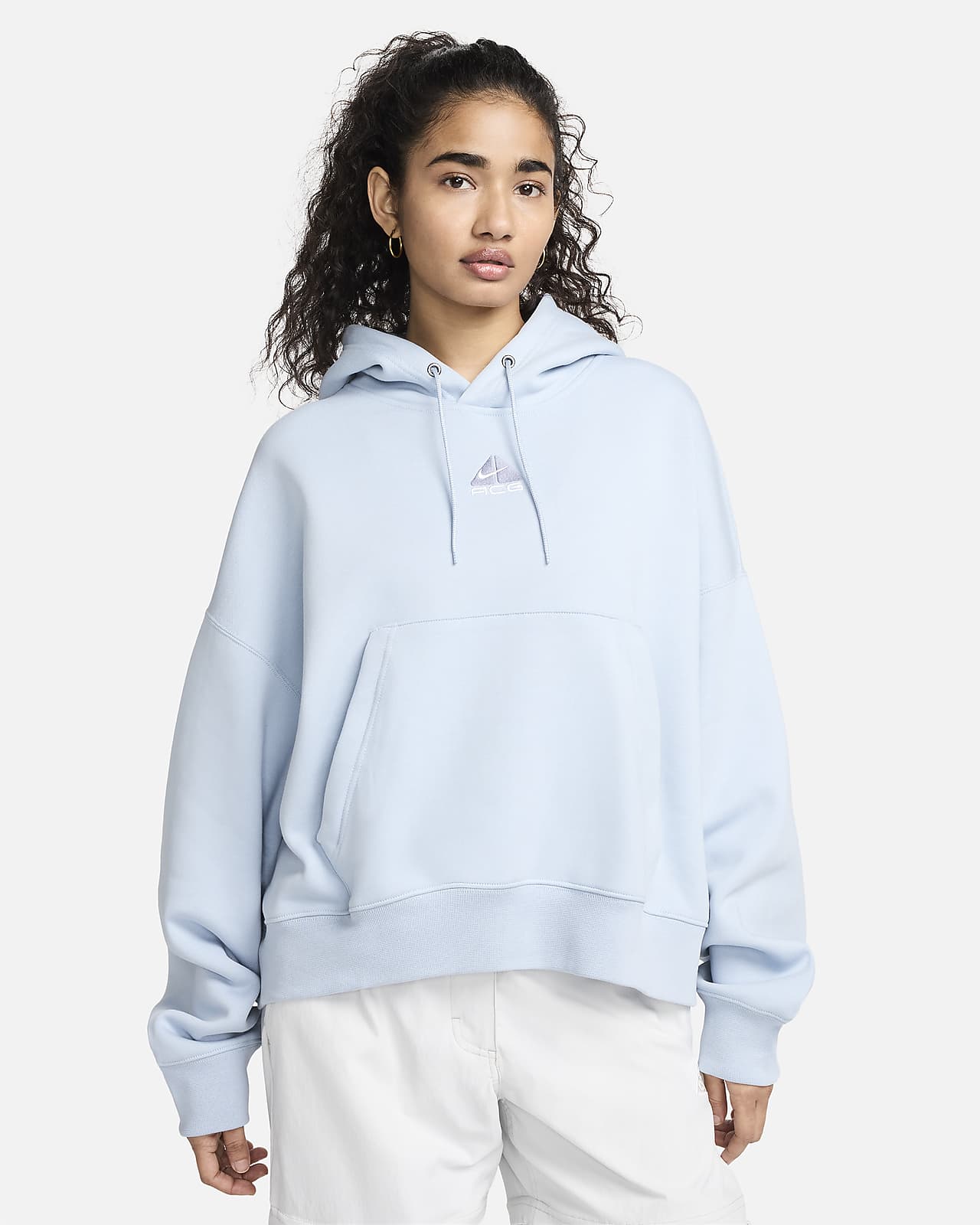 Women's light cheap blue nike sweatshirt