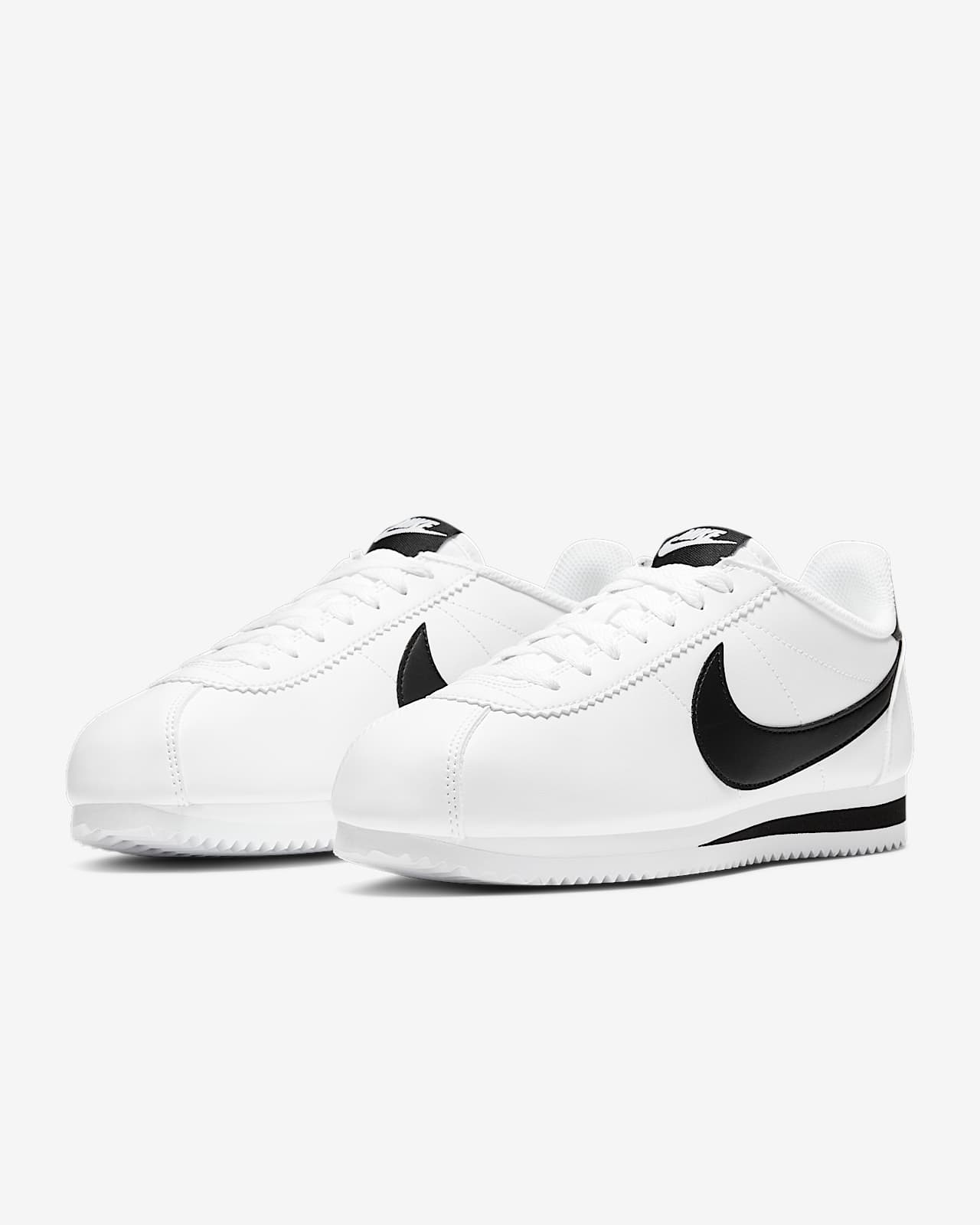 nike white classic cortez sneakers