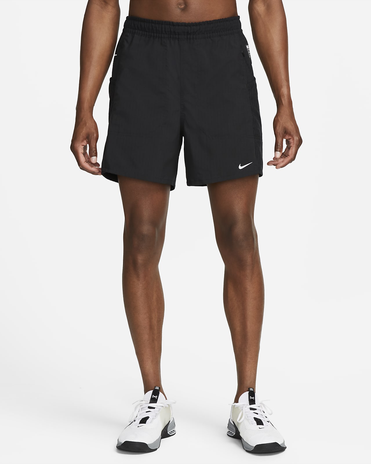 NIKE Men's Dry Training Shorts, Anthracite/Anthracite/Black, X