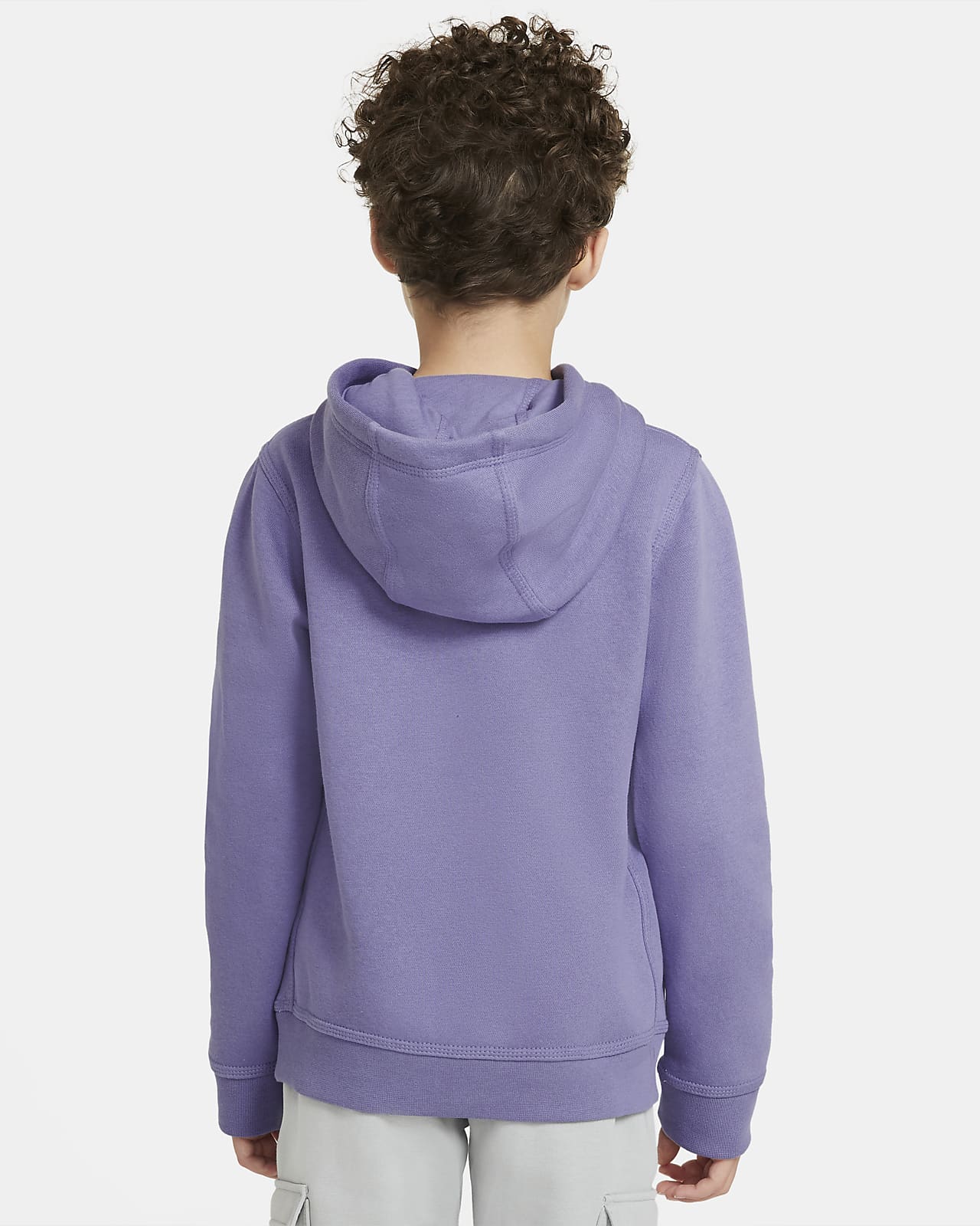 boys purple nike hoodie