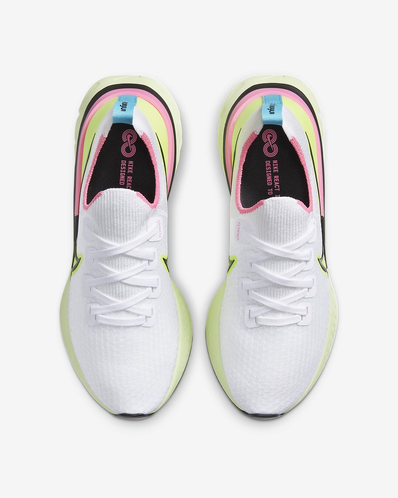 nike react infinity run flyknit women's black