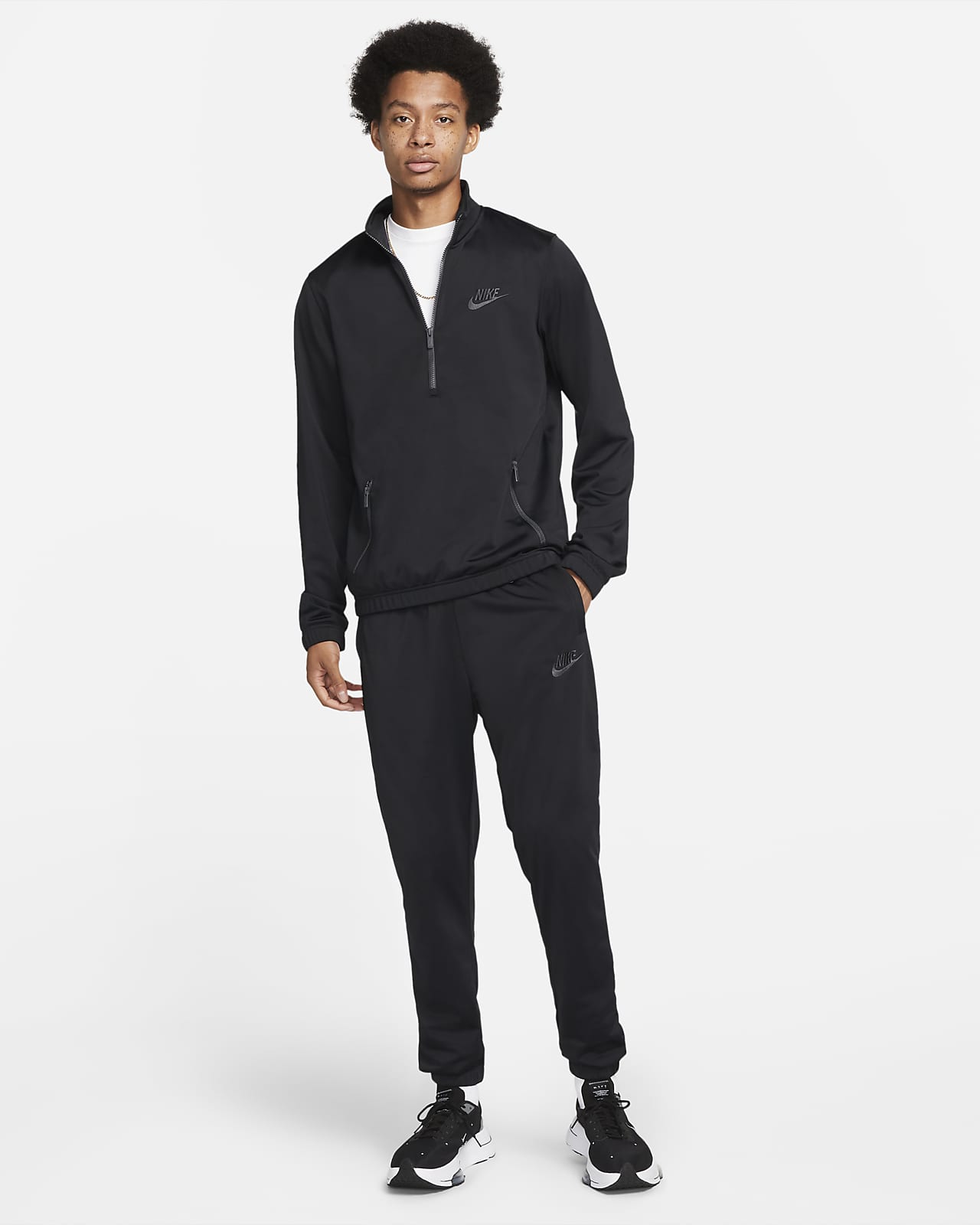 Nike Sportswear Sport Essentials Men's Poly-Knit Tracksuit. Nike NZ