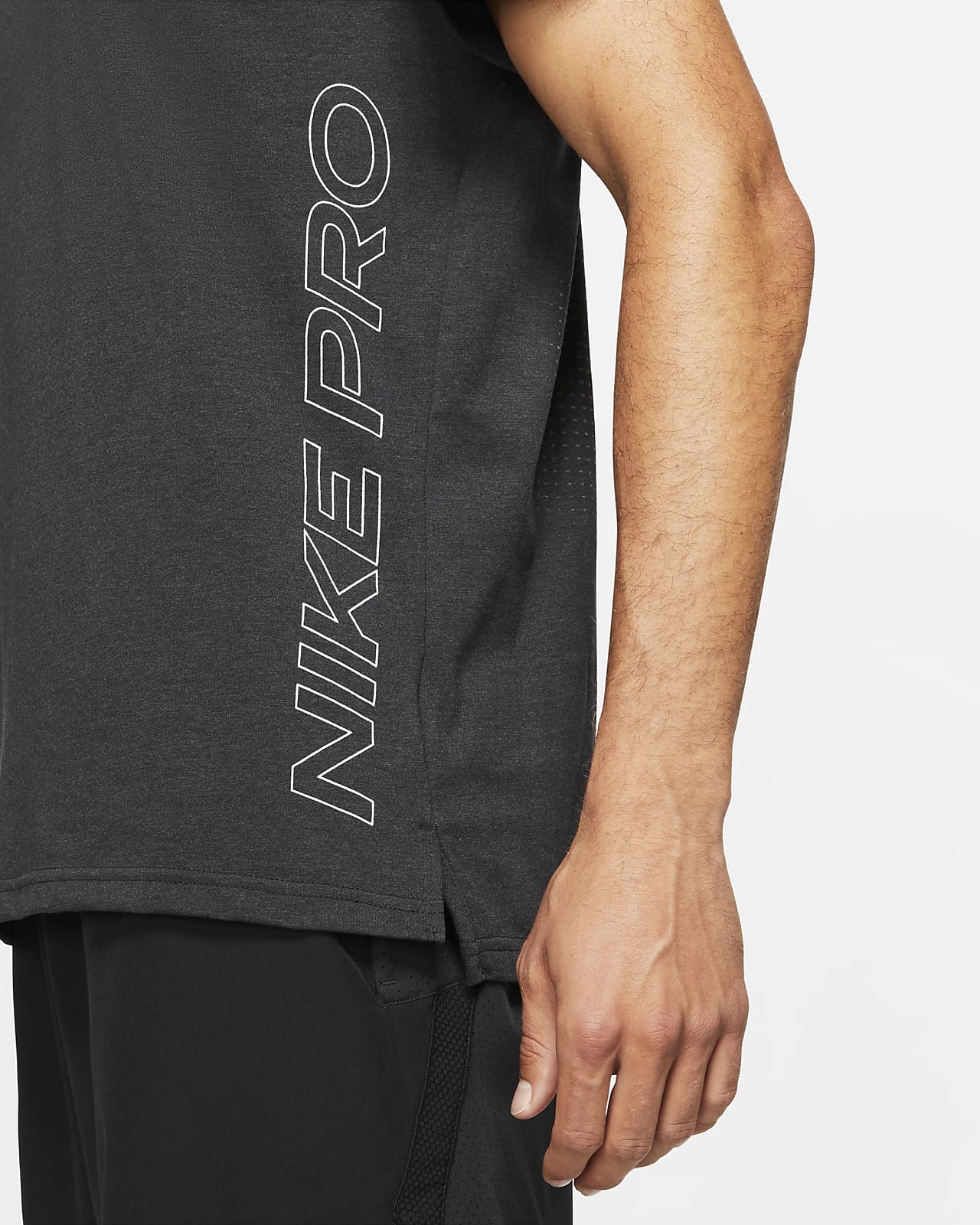 Kortærmet Pro Dri-FIT Burnout-trøje til Nike DK