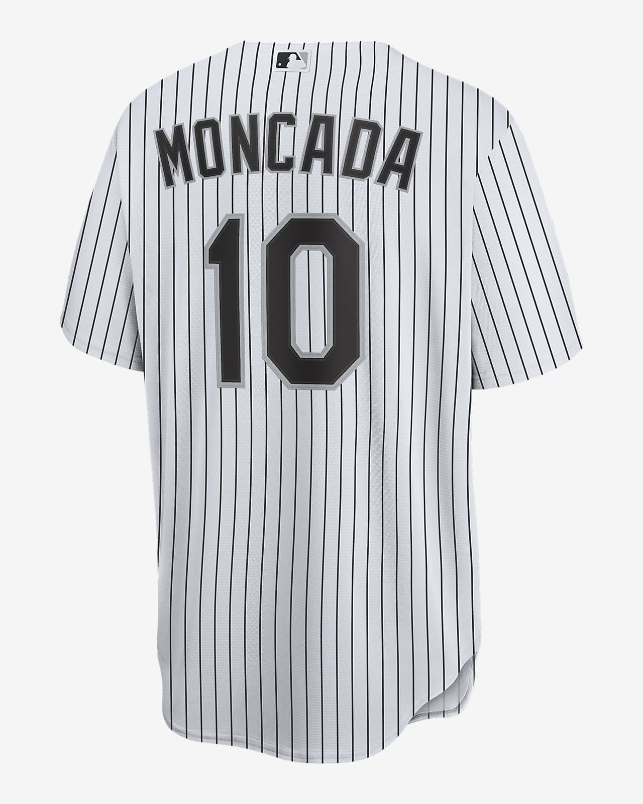 White Sox No10 Yoan Moncada White Alternate Home Women's Stitched Jersey