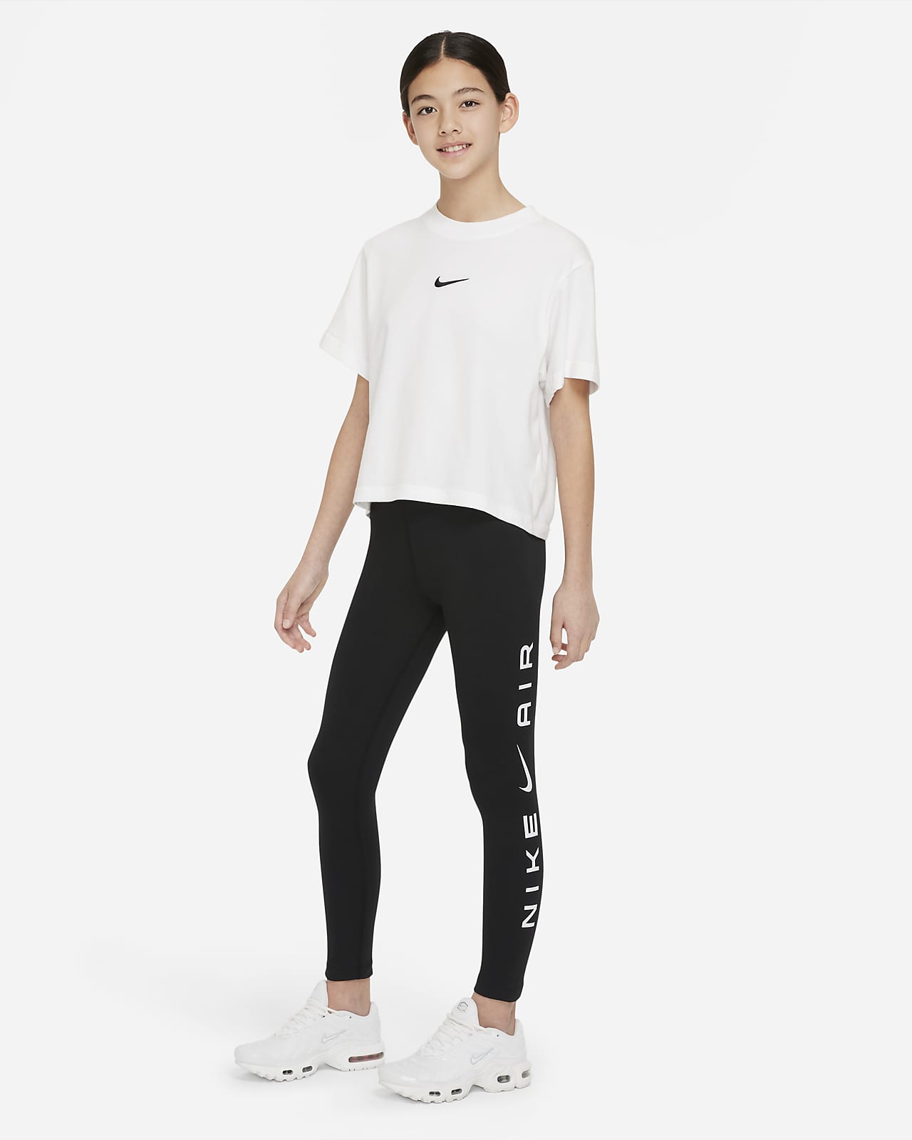 Nike Air Essential Legging met halfhoge taille meisjes. Nike NL