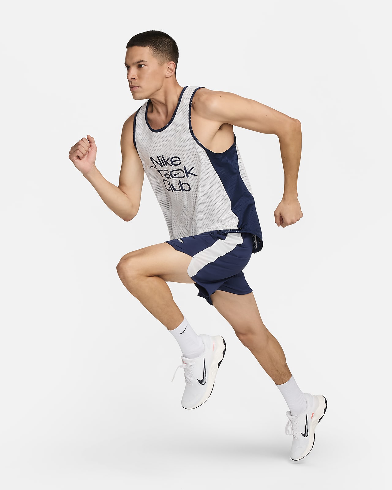 nike men's team run singlet