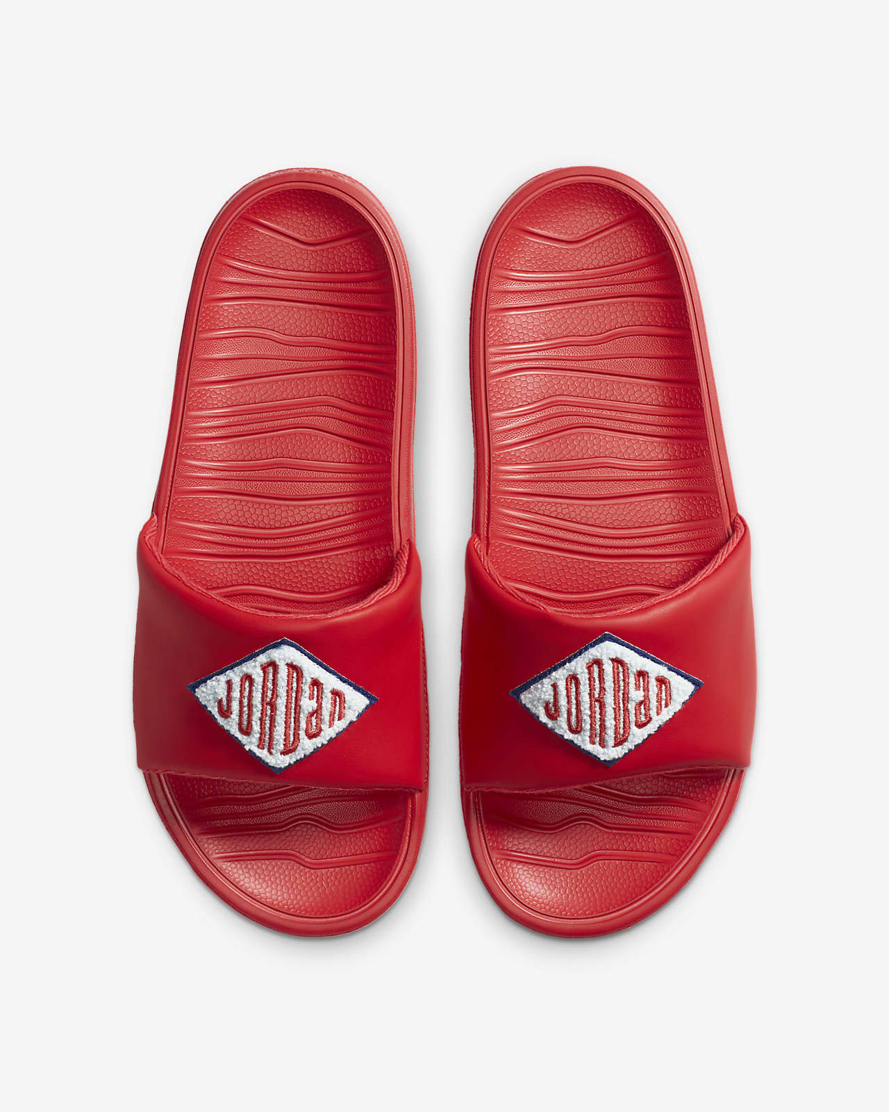 nike jordan break slide red