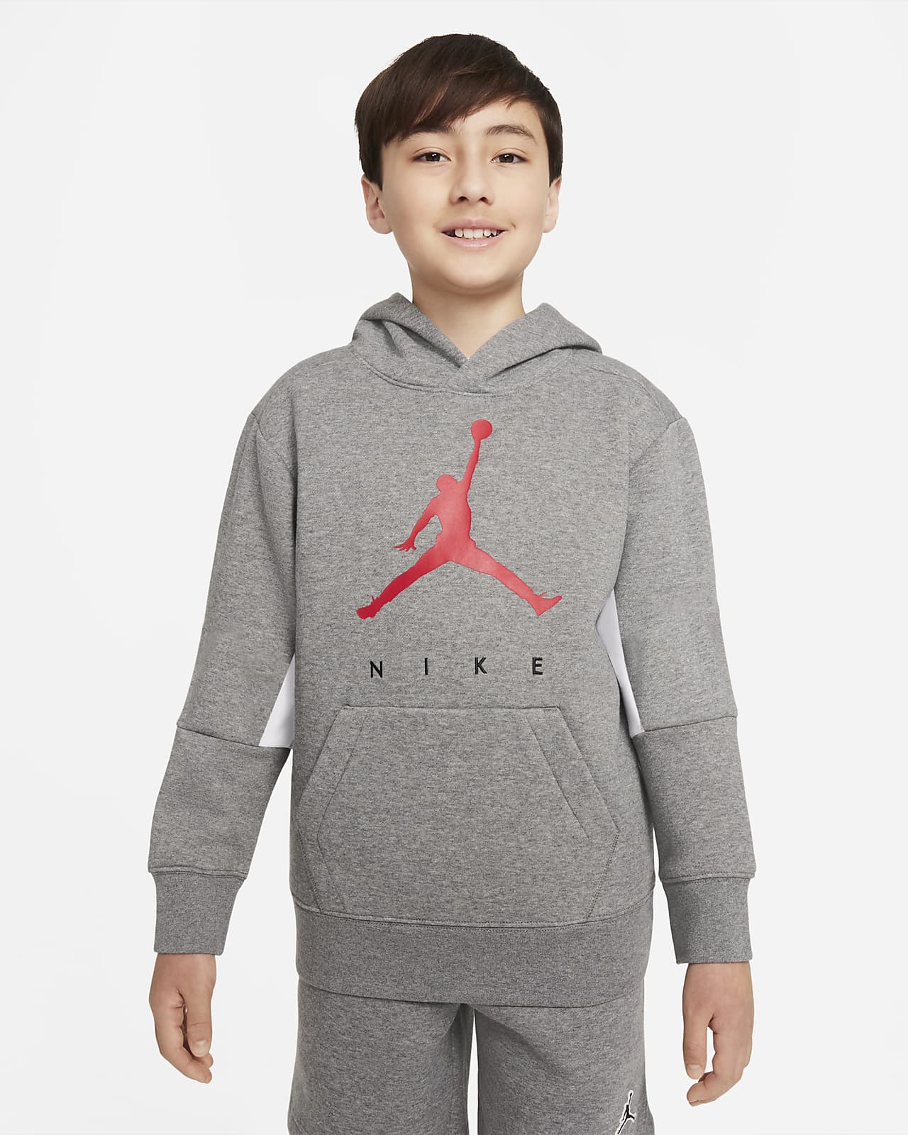 Sweat à capuche Jordan pour Garçon plus âgé. Nike LU