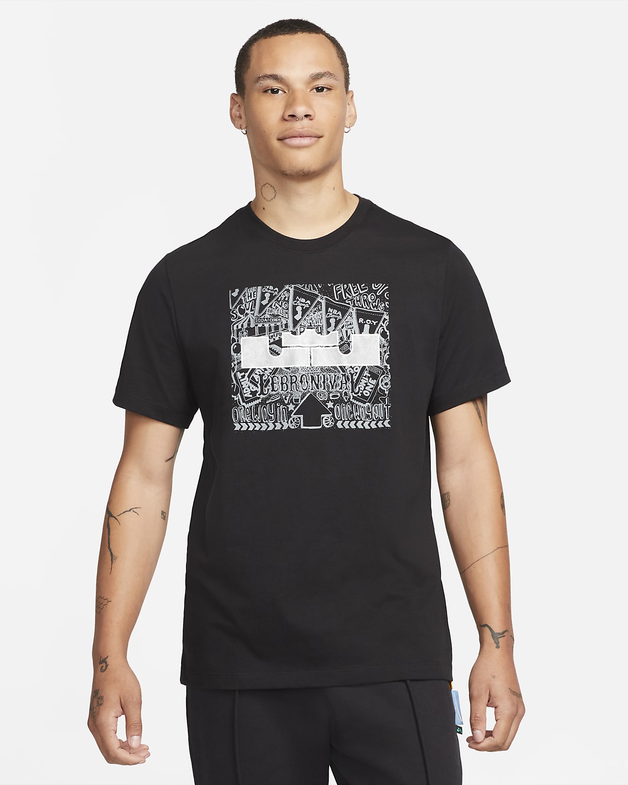 LeBron Men's Basketball T-Shirt. Nike GB