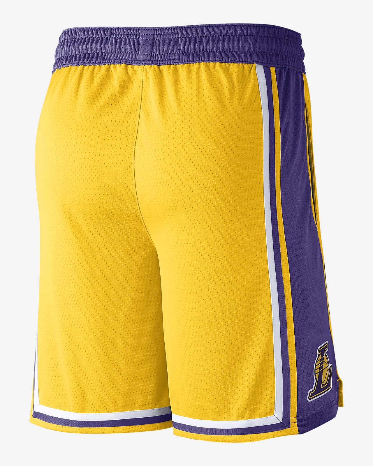 Los angeles lakers shorts with sale pockets