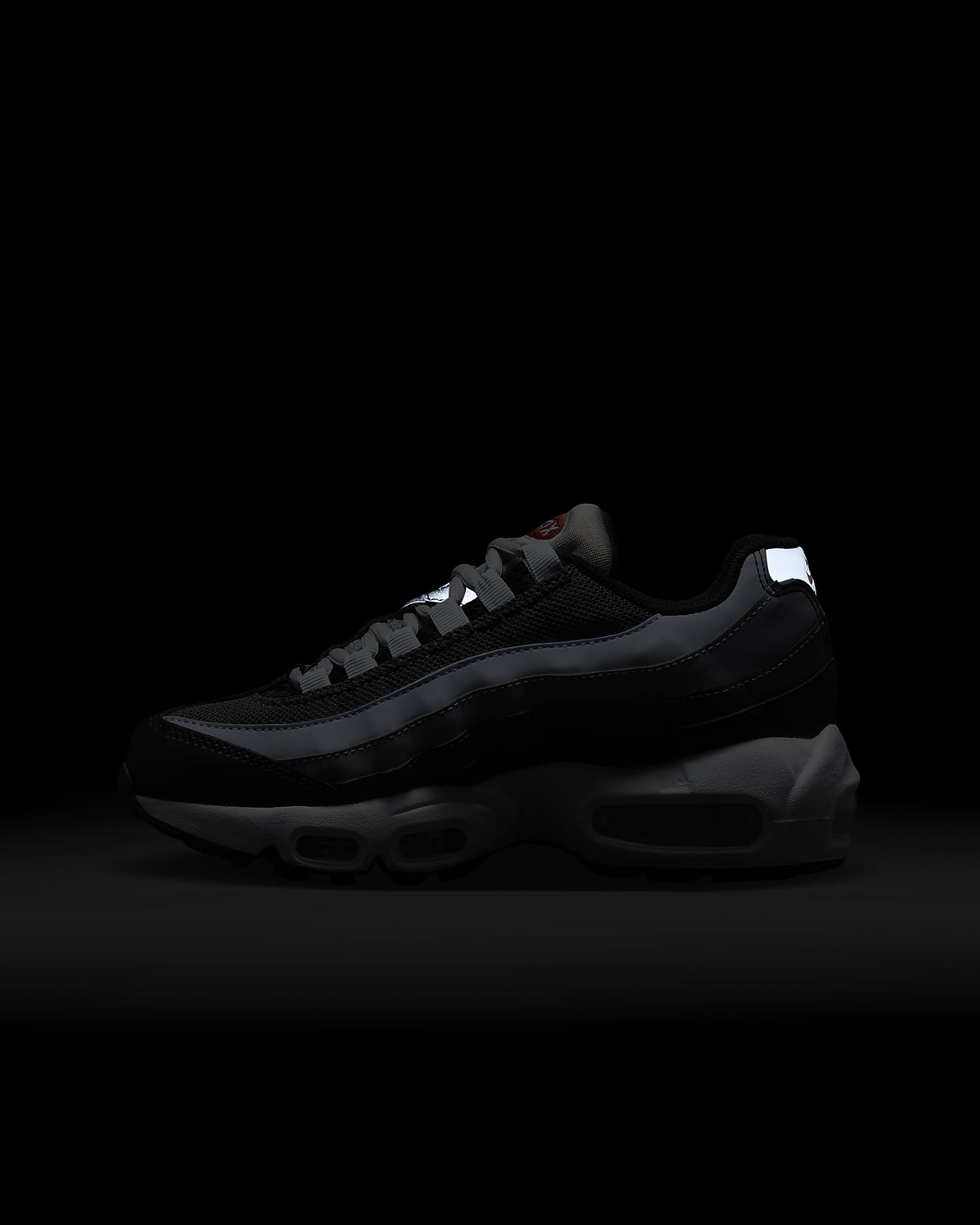 nike air max 95 reflective white
