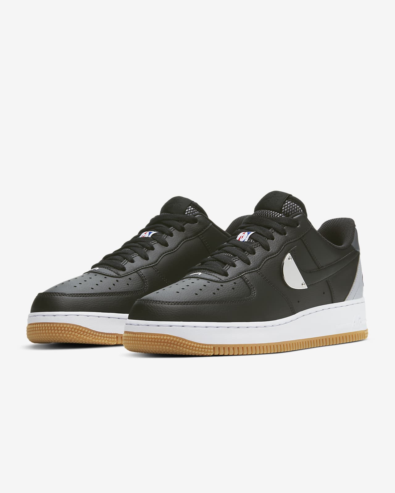 nike air force 1 07 mid suede black white