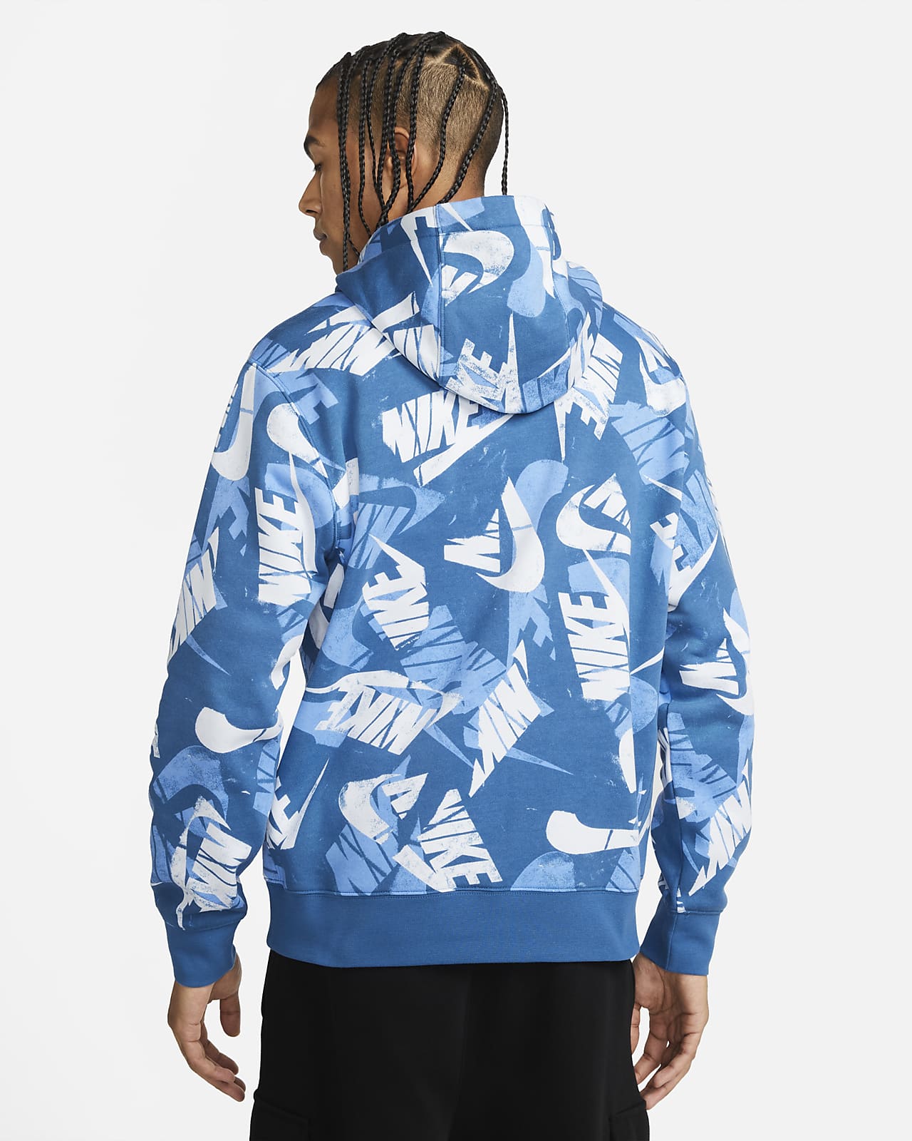 Sudadera con gorro sin cierre y estampado por toda la prenda para hombre  Nike Sportswear Sport Essentials+. Nike.com