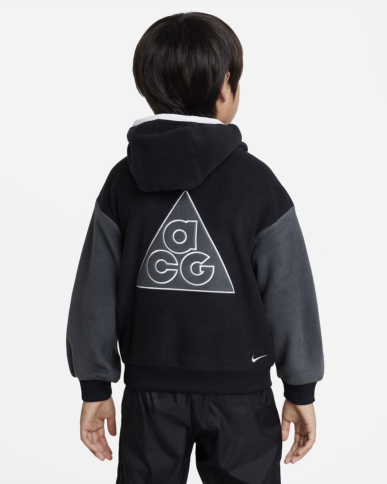 Nike ACG Polartec® 'Wolf Tree' Younger Kids' Pullover Hoodie