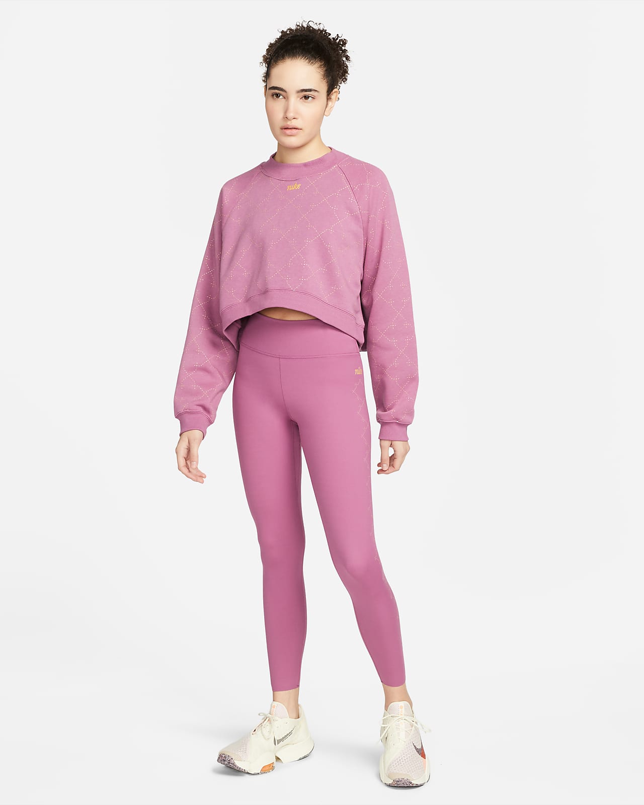 women's nike therma oversized training crew