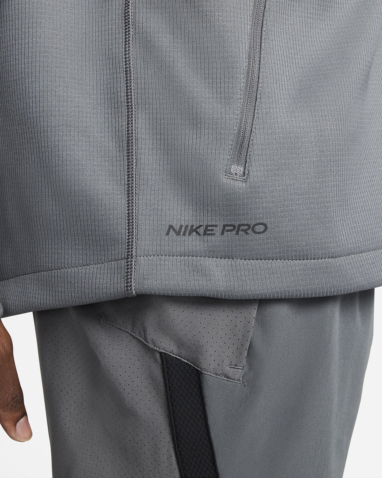 Nike Pro Therma-FIT Training Hooded Jacket - Black - DD2124-010