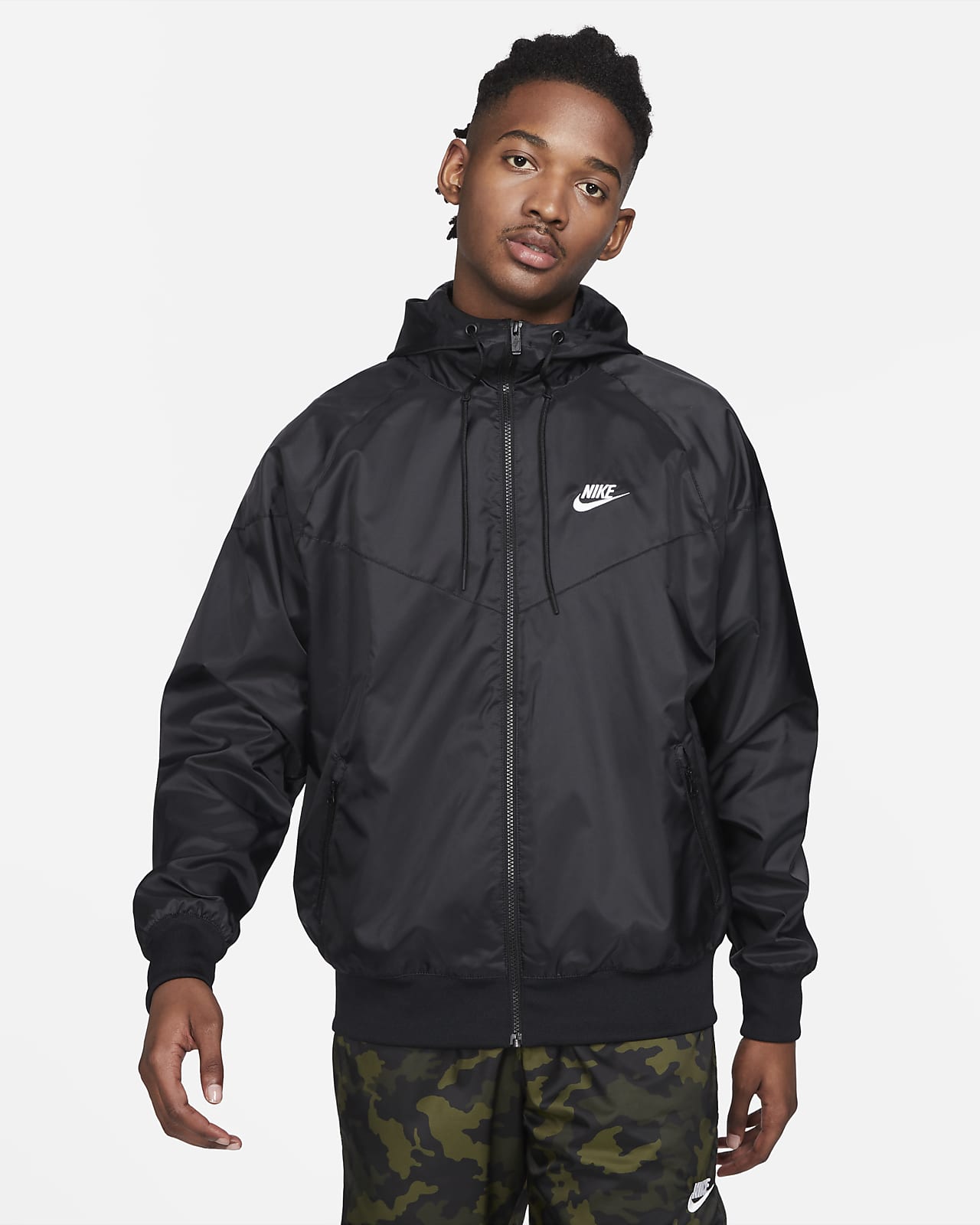 nike windrunner schwarz