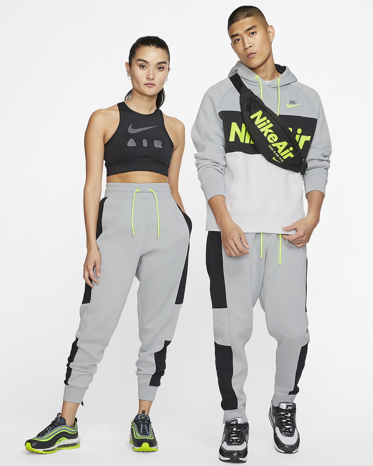Mens Nike Swoosh Full Tracksuit Hoodie Pants Fleece Top Size S,M,L
