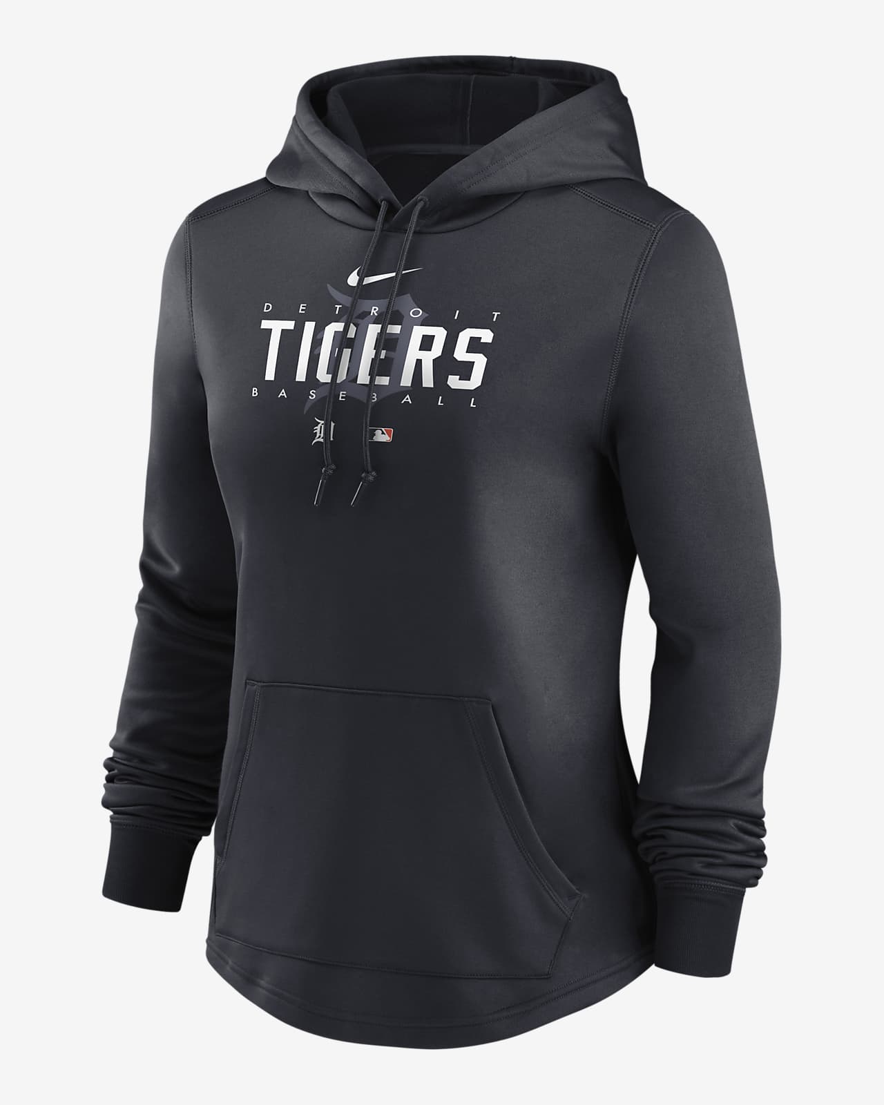 Nike Therma Pregame (MLB Detroit Tigers) Women's Pullover Hoodie.