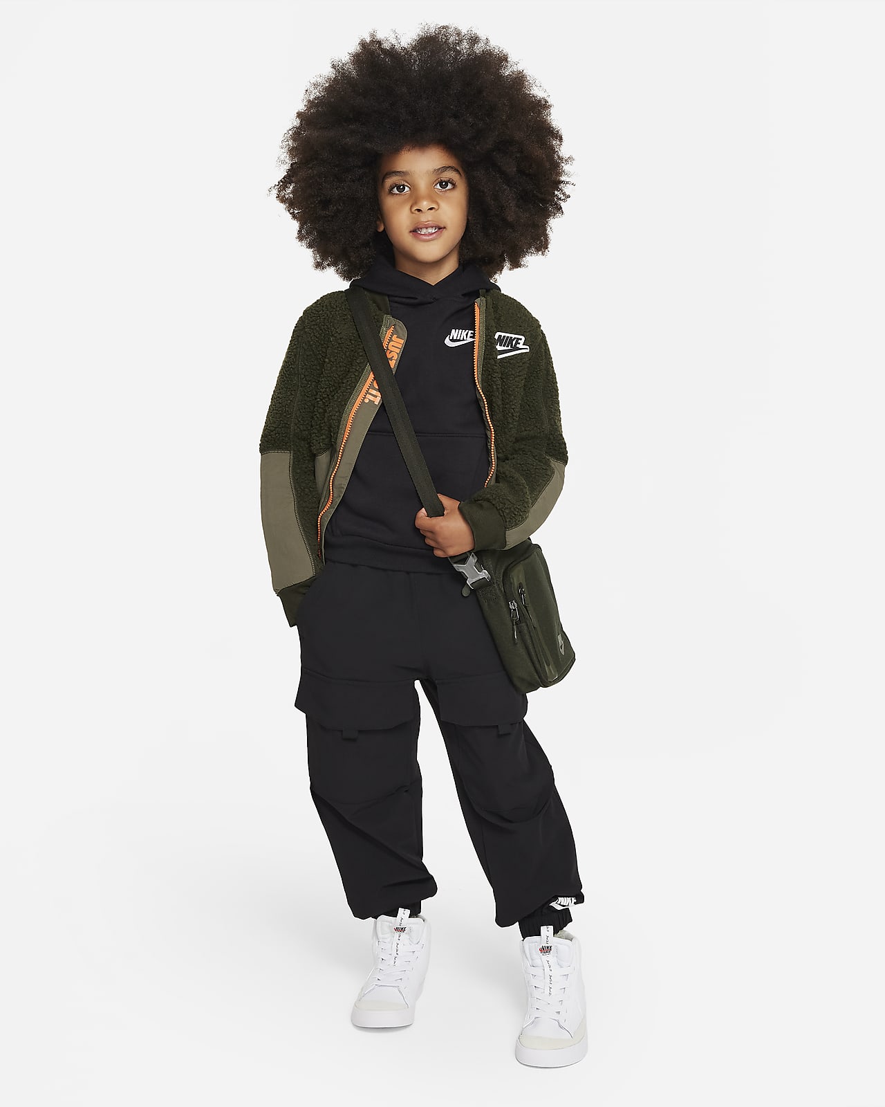 Little Pullover Hoodie. Club Kids Nike Sportswear Fleece