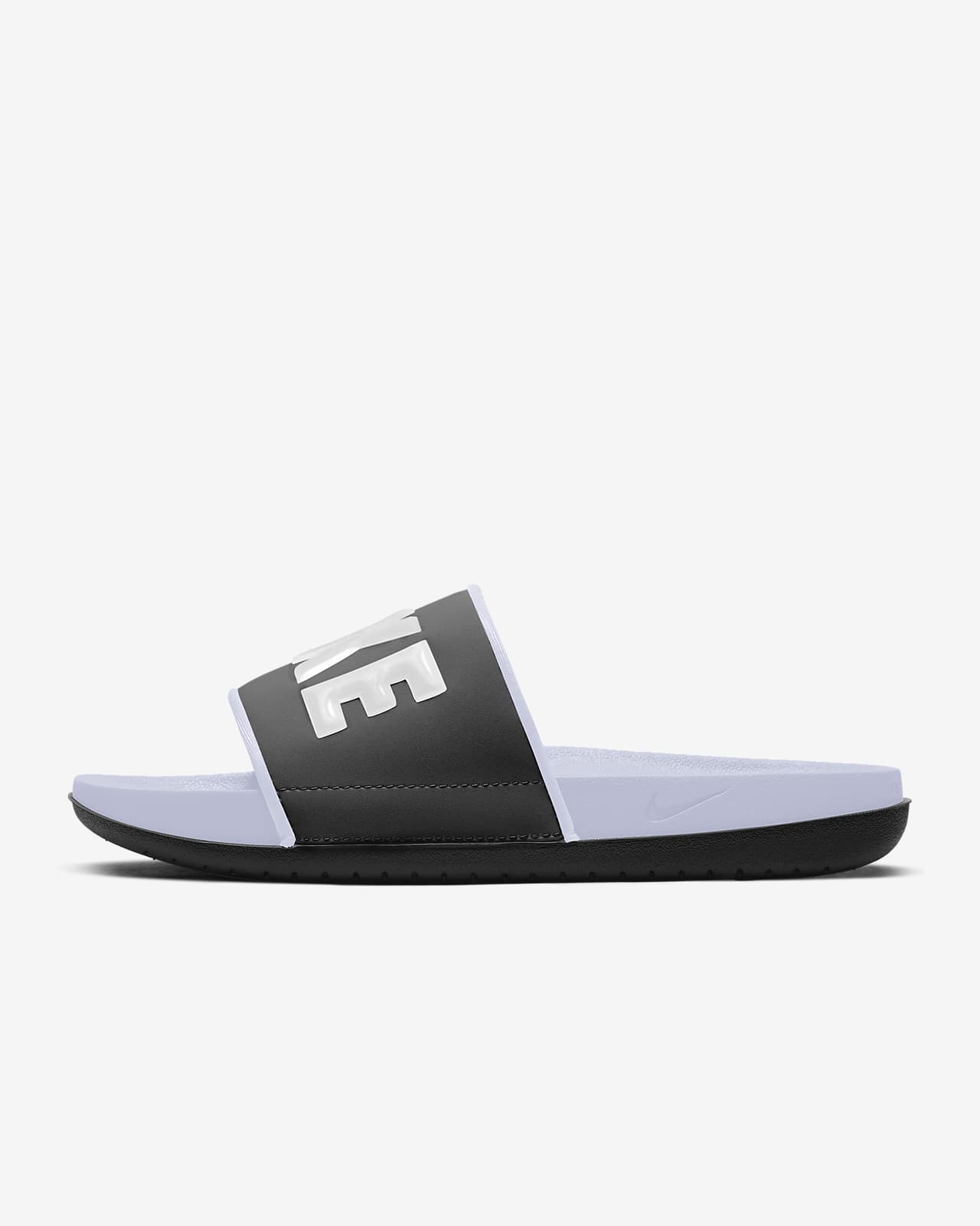 Nike womens cheap slides black