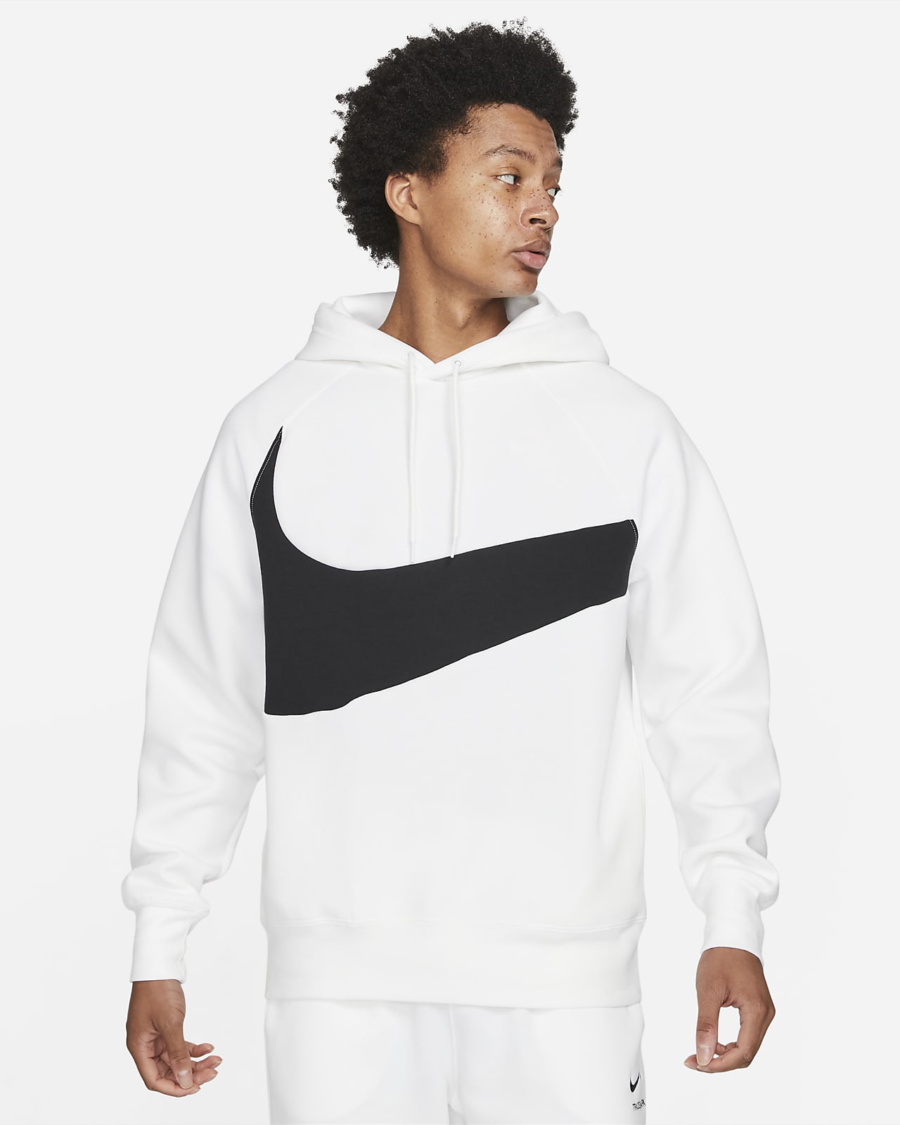 Nike Sportswear Swoosh Tech Fleece-pullover-hættetrøje til mænd