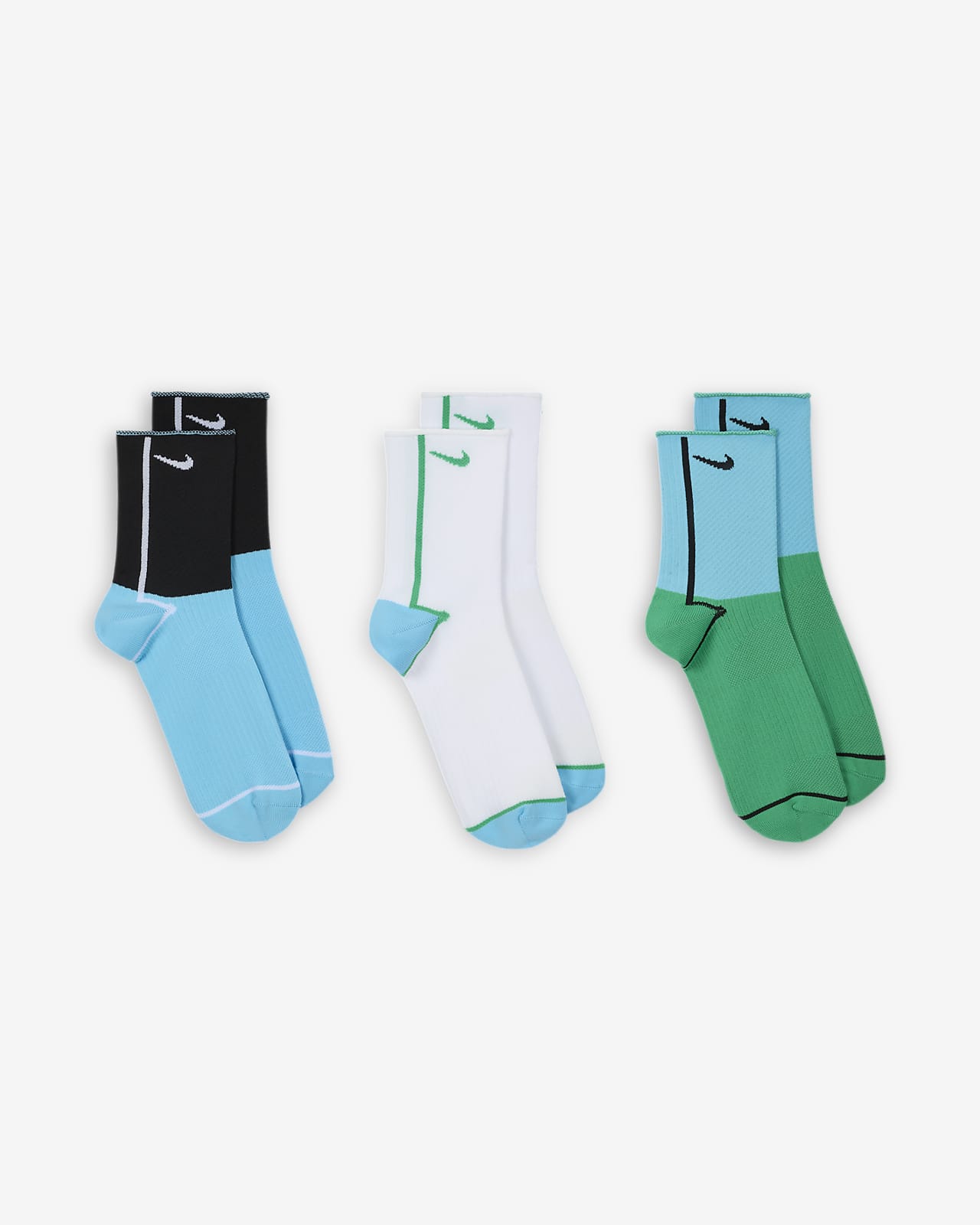 Nike Everyday Plus Lightweight Women's Training Ankle Socks (3 Pairs)