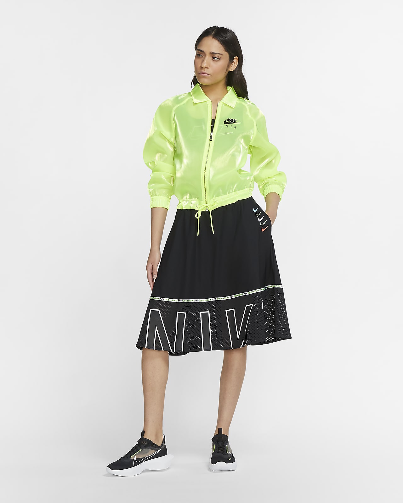 nike sportswear mesh skirt