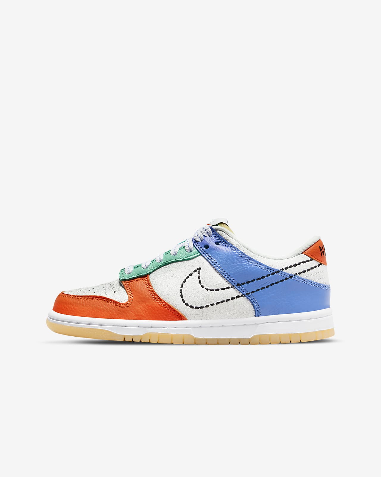 nike dunk low shoe size