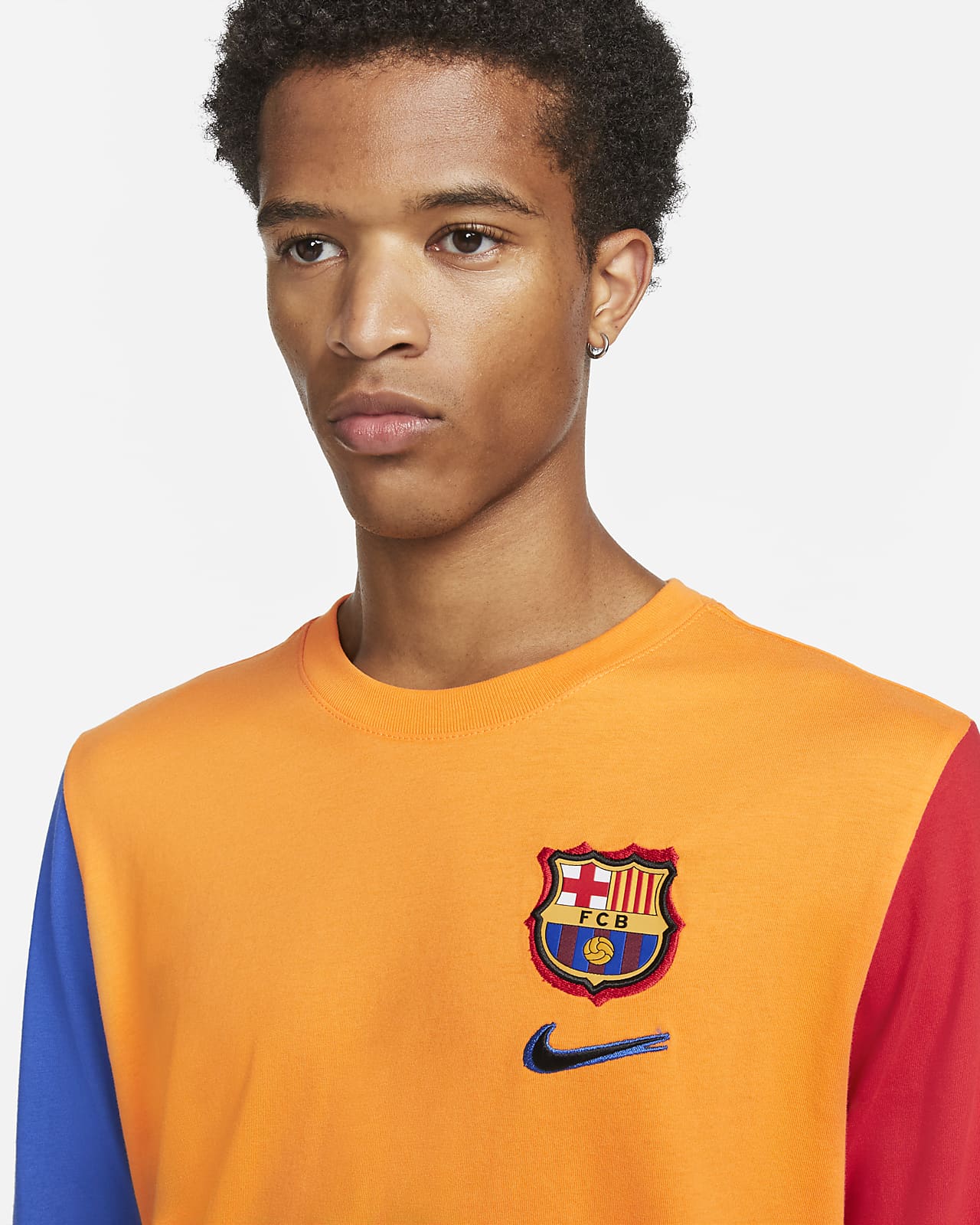Ingresos fatiga Roca Playera de futbol de manga larga para hombre FC Barcelona . Nike.com