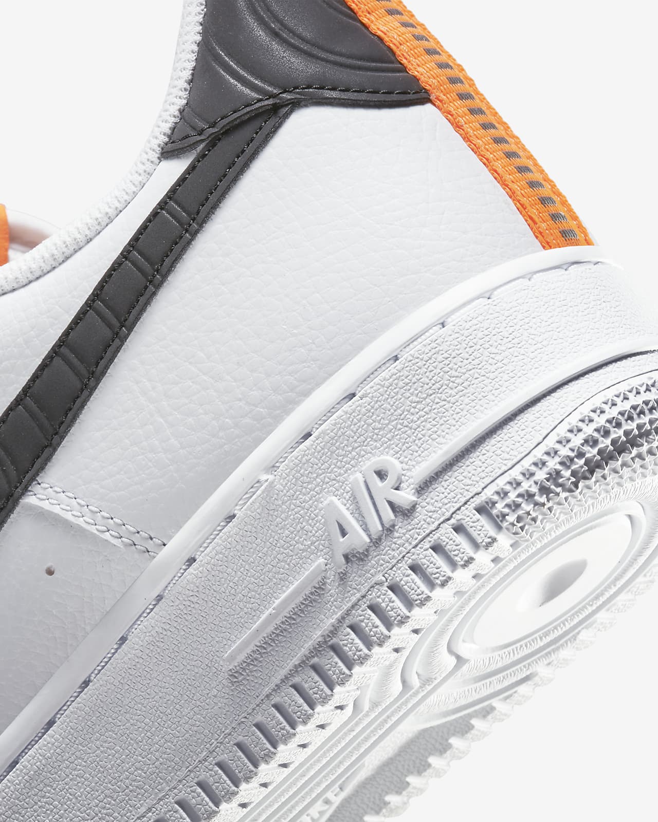 air force 1 white total orange