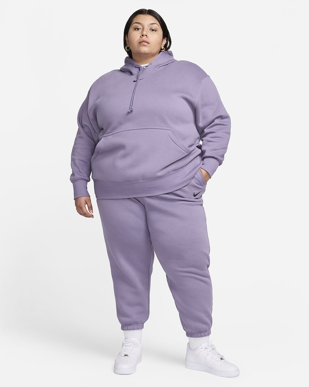 Pantaloni tuta oversize a vita alta Nike Sportswear Phoenix Fleece (Plus  size) – Donna
