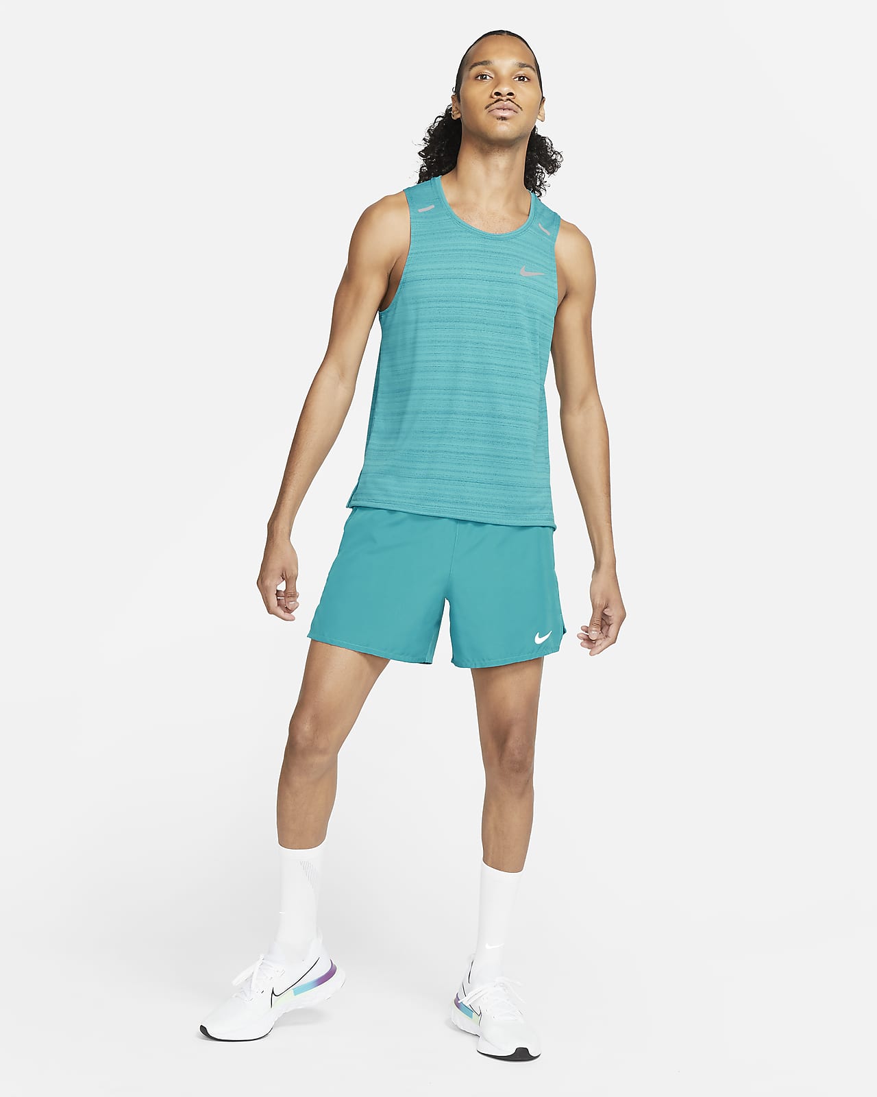 nike men's dri fit miler running tank